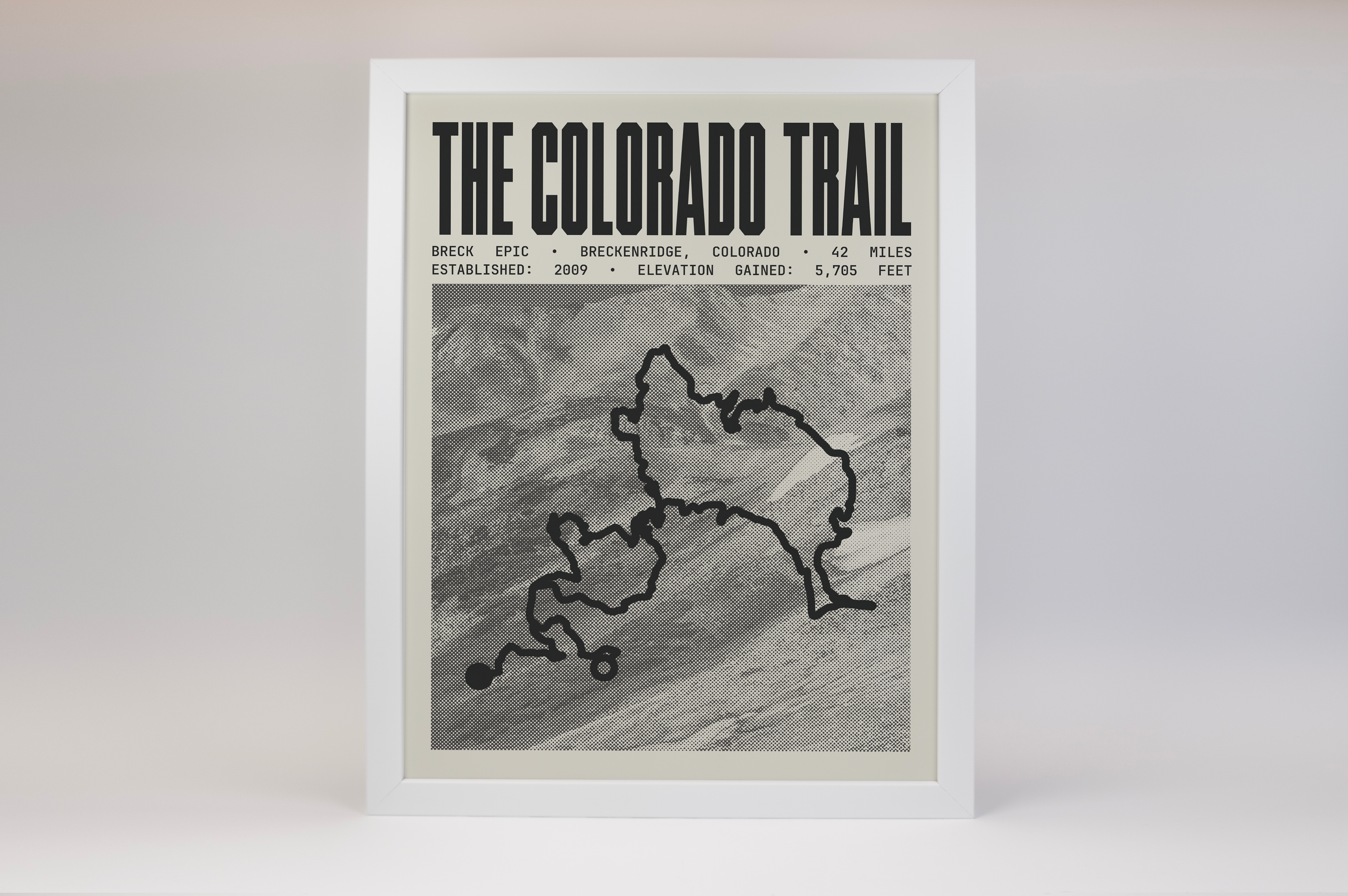 Breck Epic - The Colorado Trail Poster