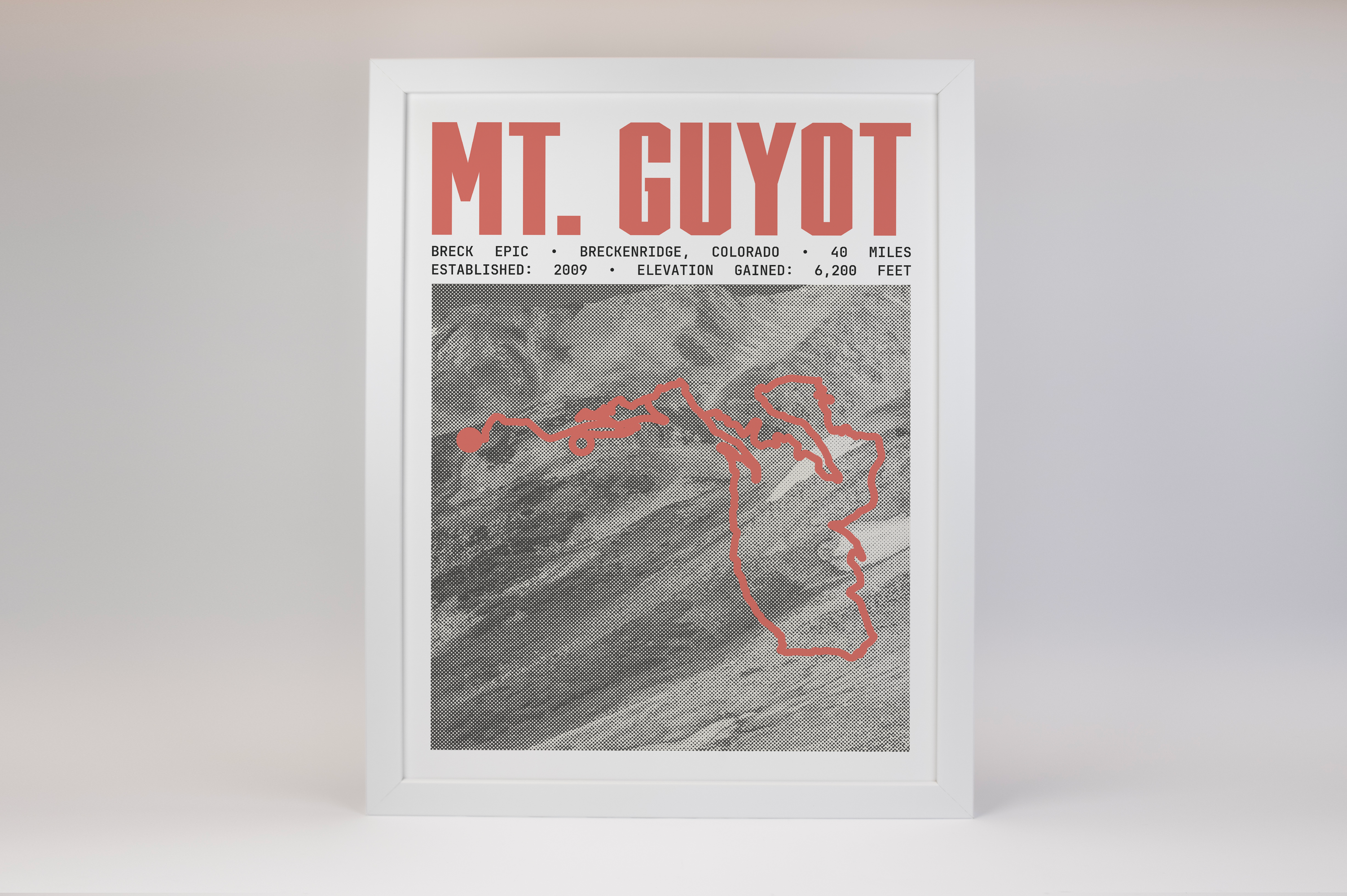 Breck Epic - Circumnavigation of Mt. Guyot Poster