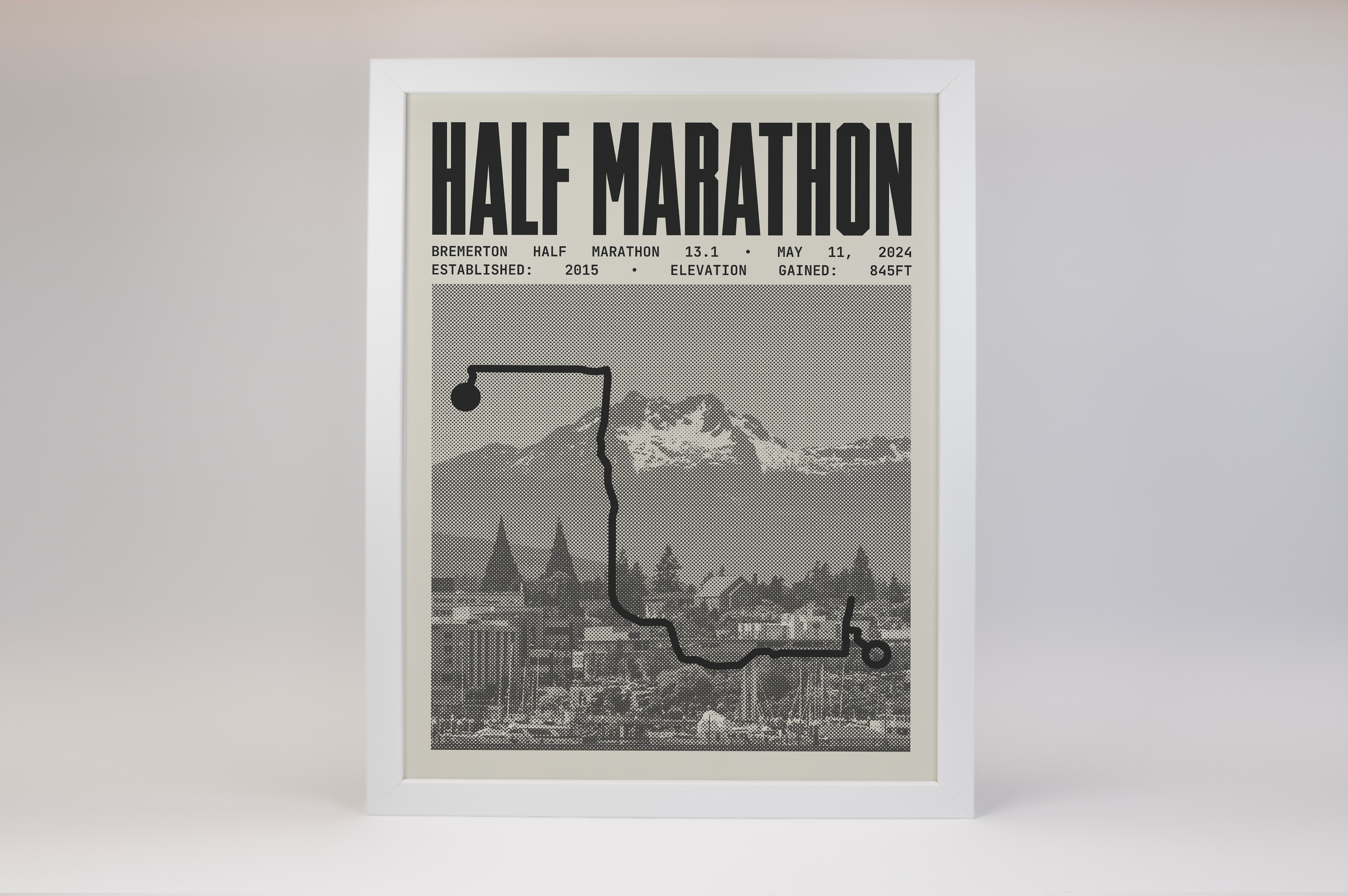 Bremerton Half-Marathon Poster