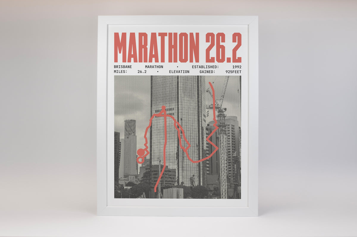 Brisbane Marathon Poster
