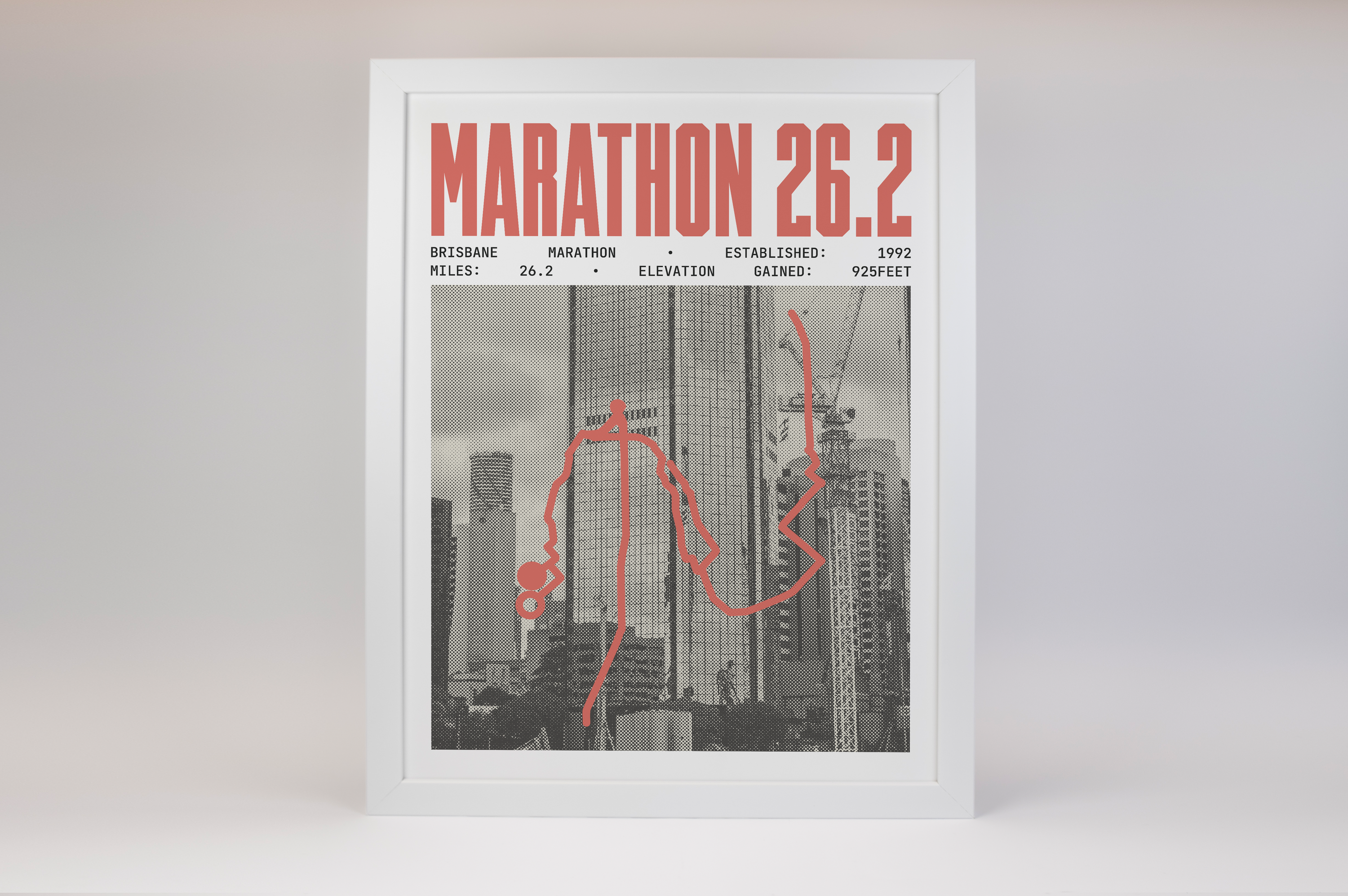 Brisbane Marathon Poster