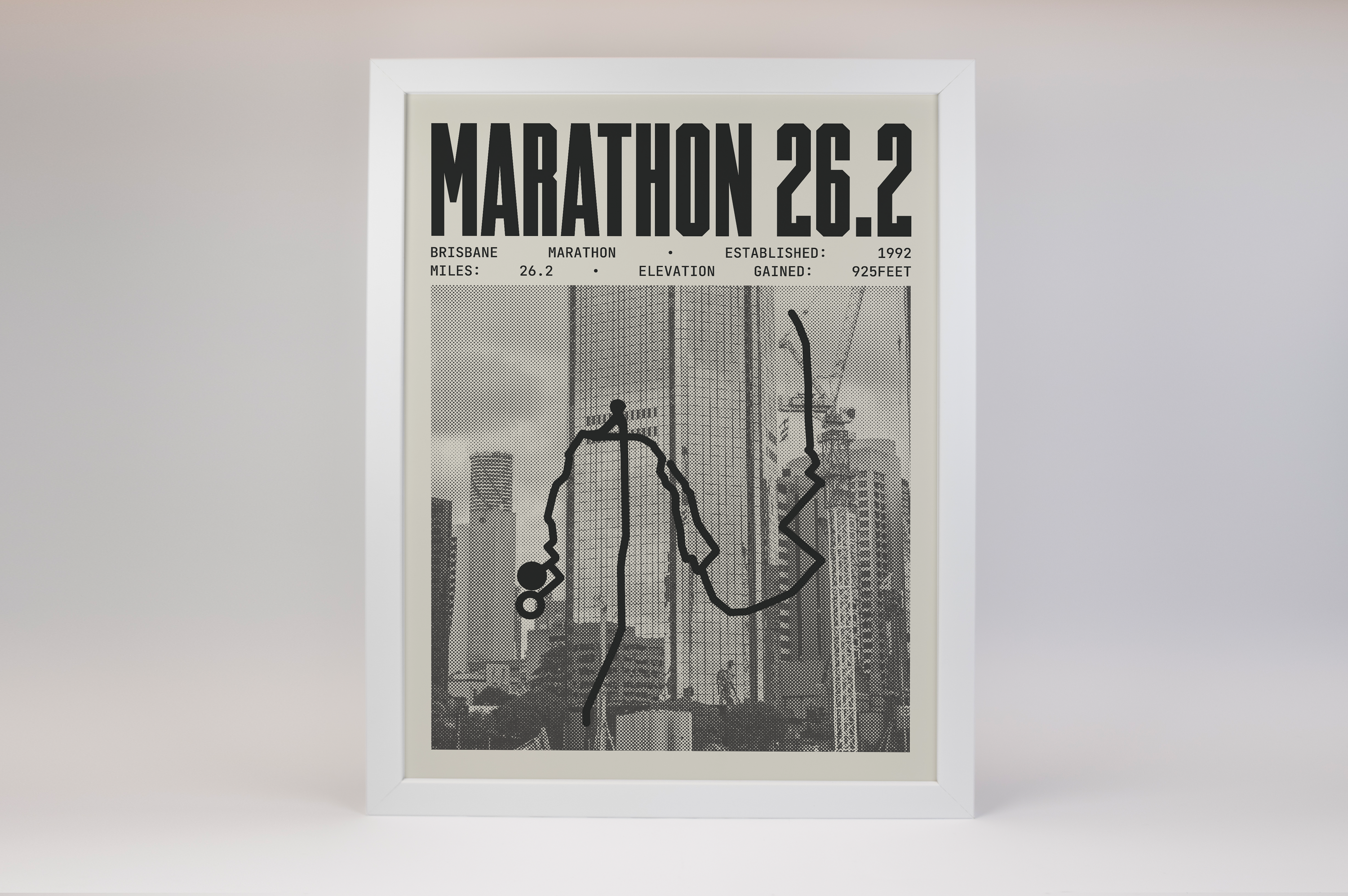 Brisbane Marathon Poster