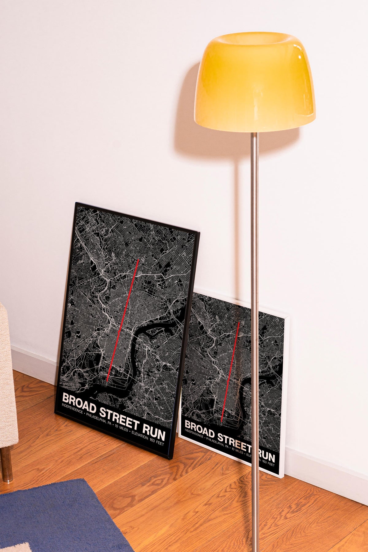 Broad Street Run Poster - Grid Style