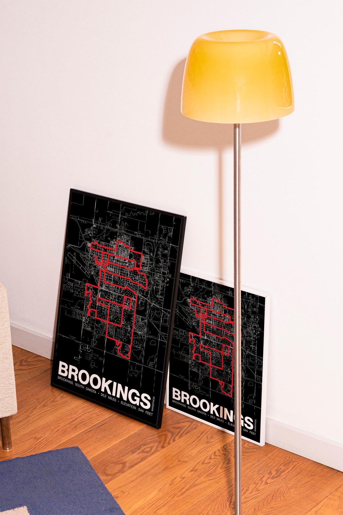 Brookings Marathon Poster - Grid Style