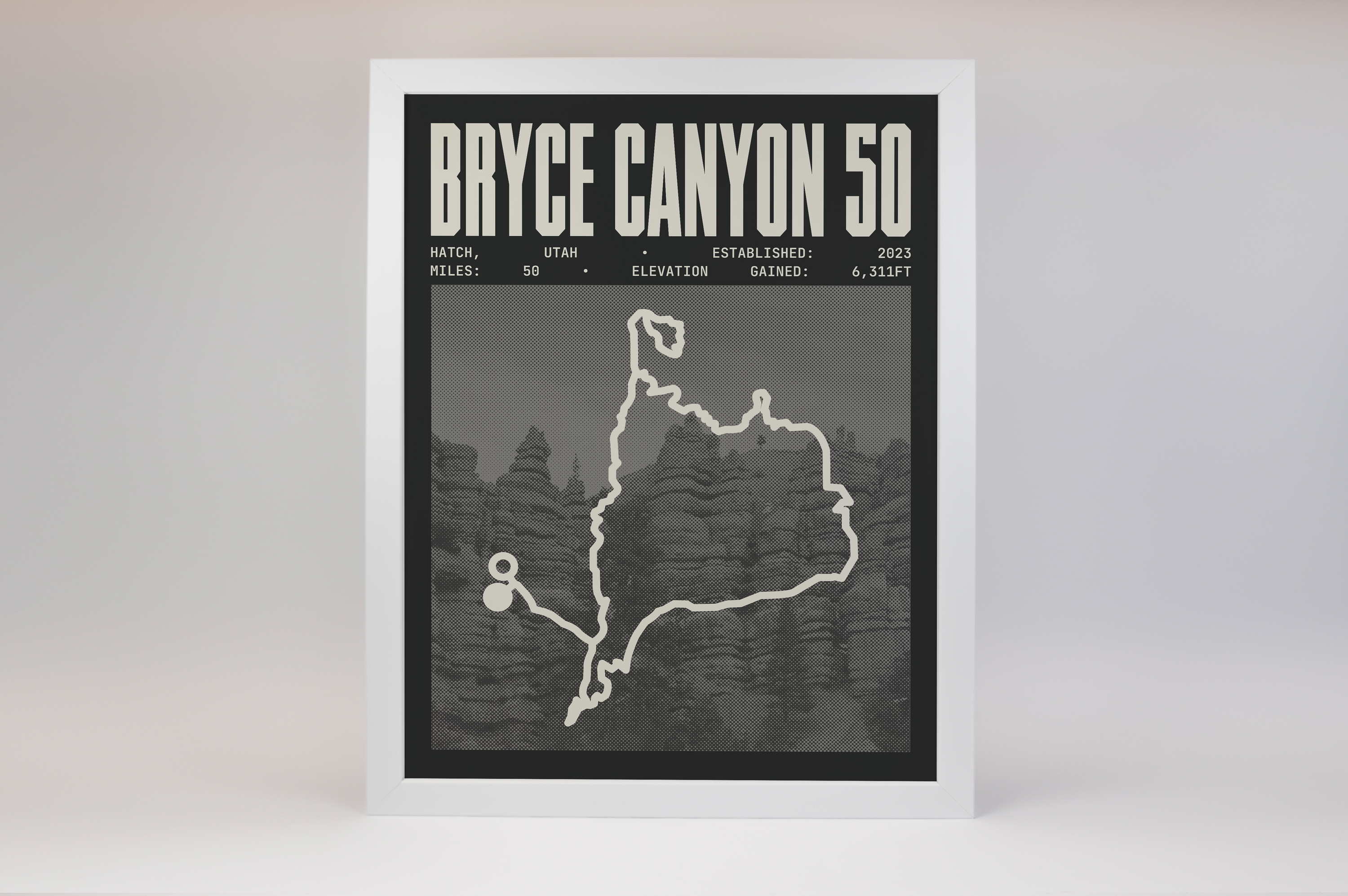 Bryce Canyon 50 Endurance Run Poster