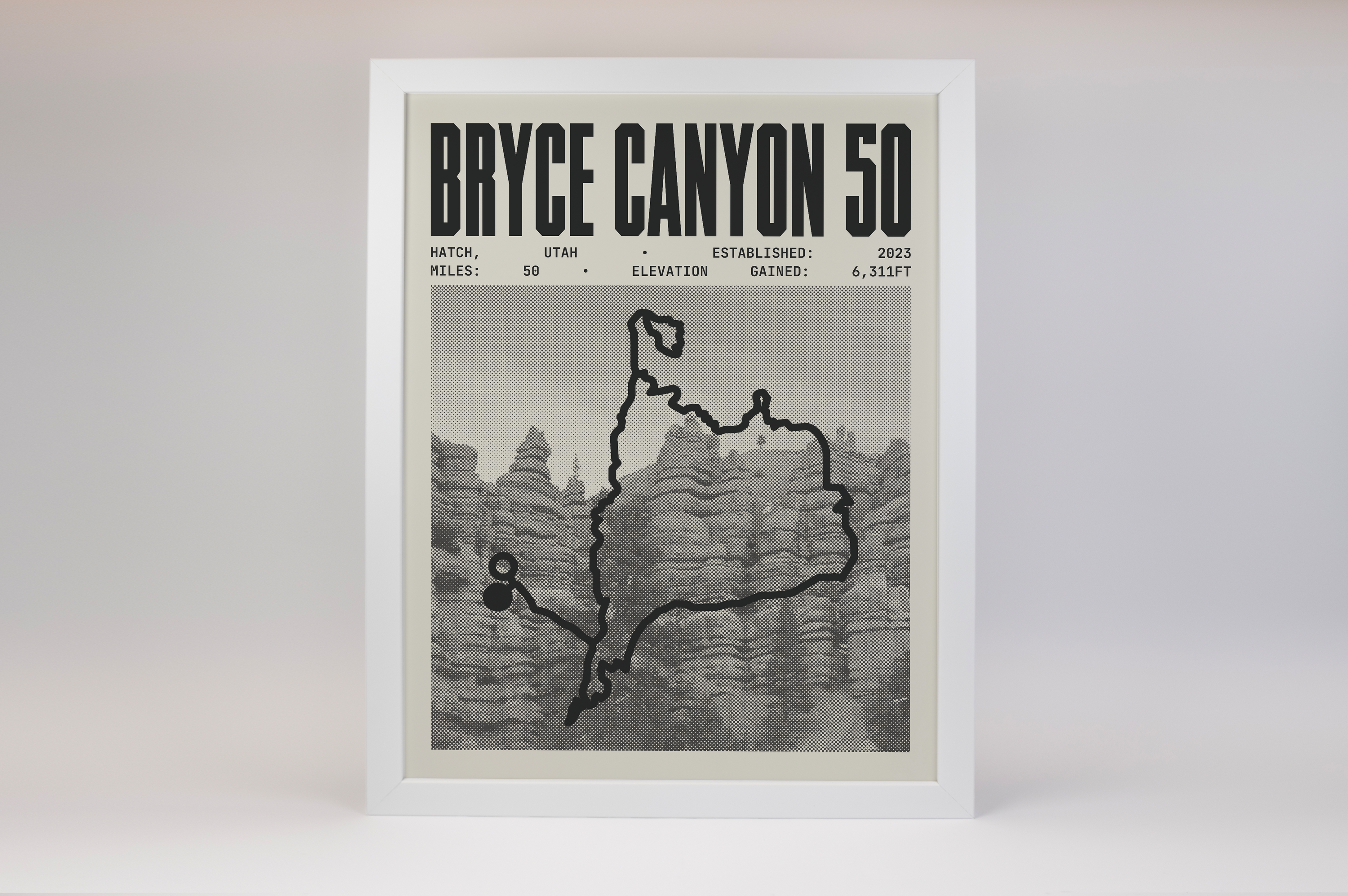 Bryce Canyon 50 Endurance Run Poster