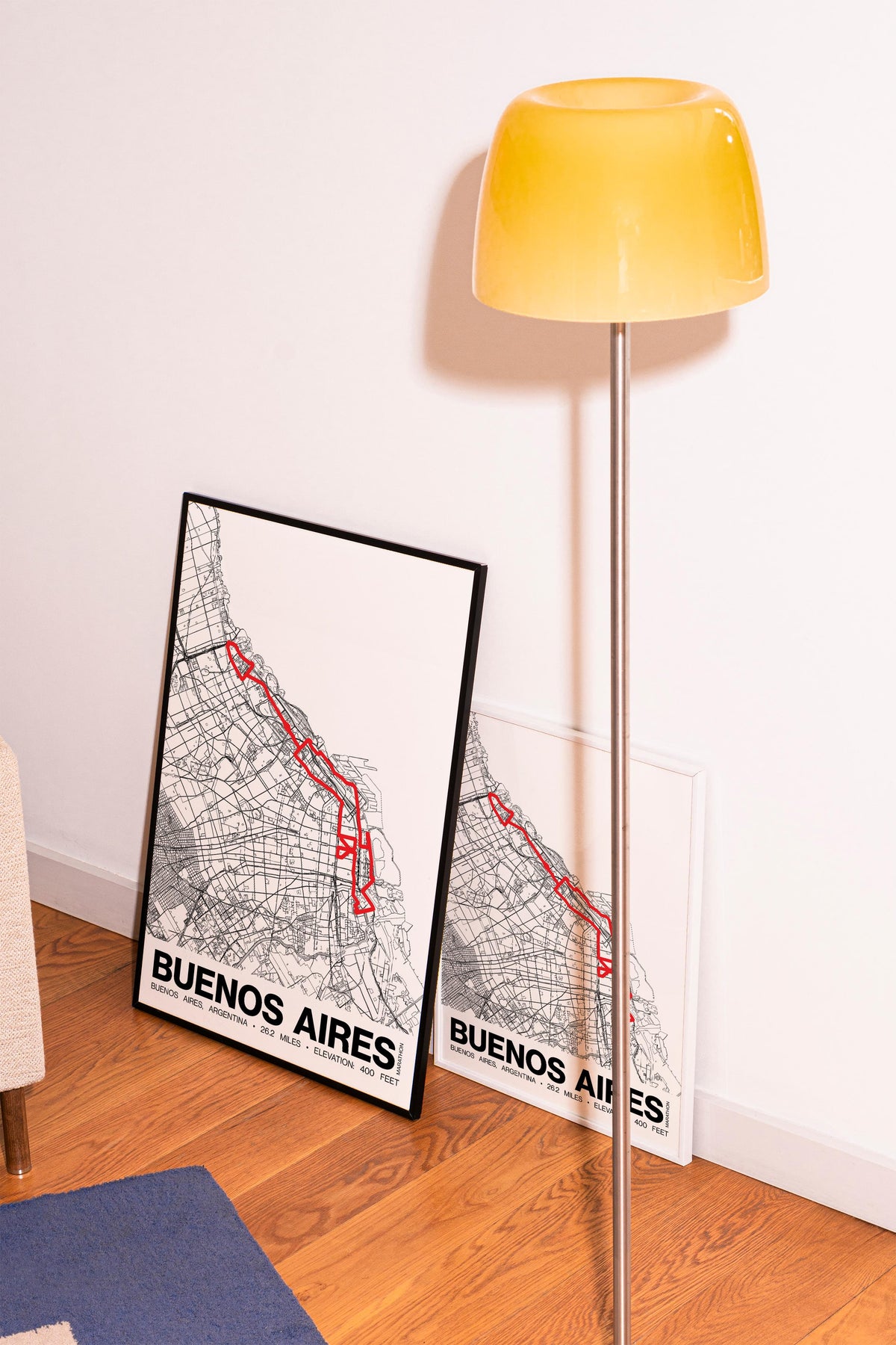 Buenos Aires Marathon Poster - Grid Style