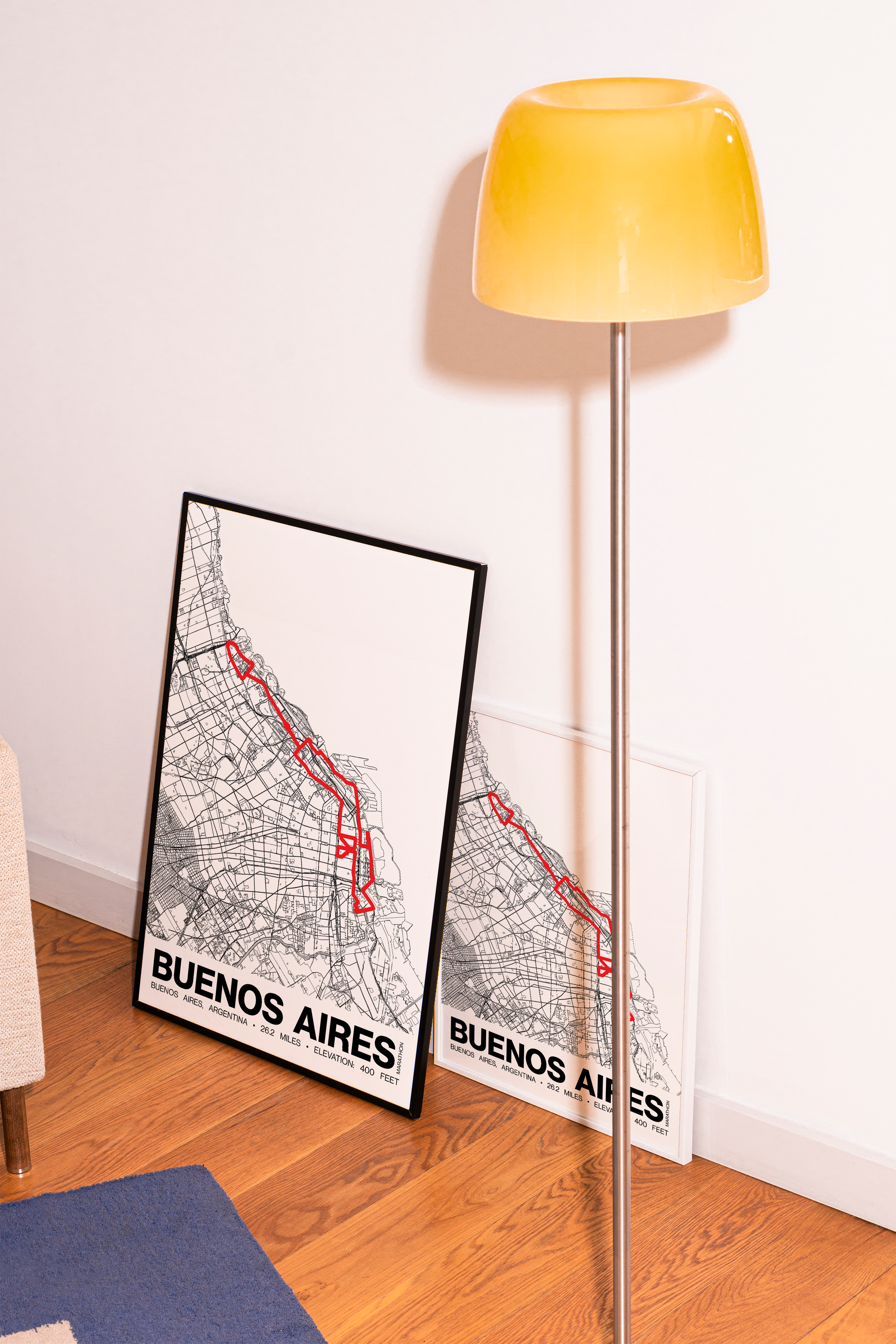 Buenos Aires Marathon Poster - Grid Style