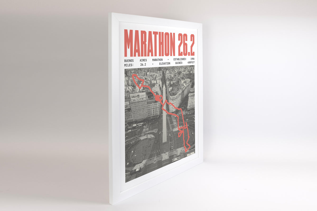 Buenos Aires Marathon Poster