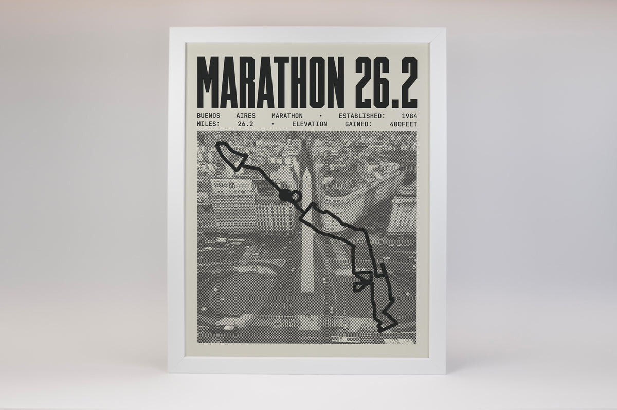 Buenos Aires Marathon Poster
