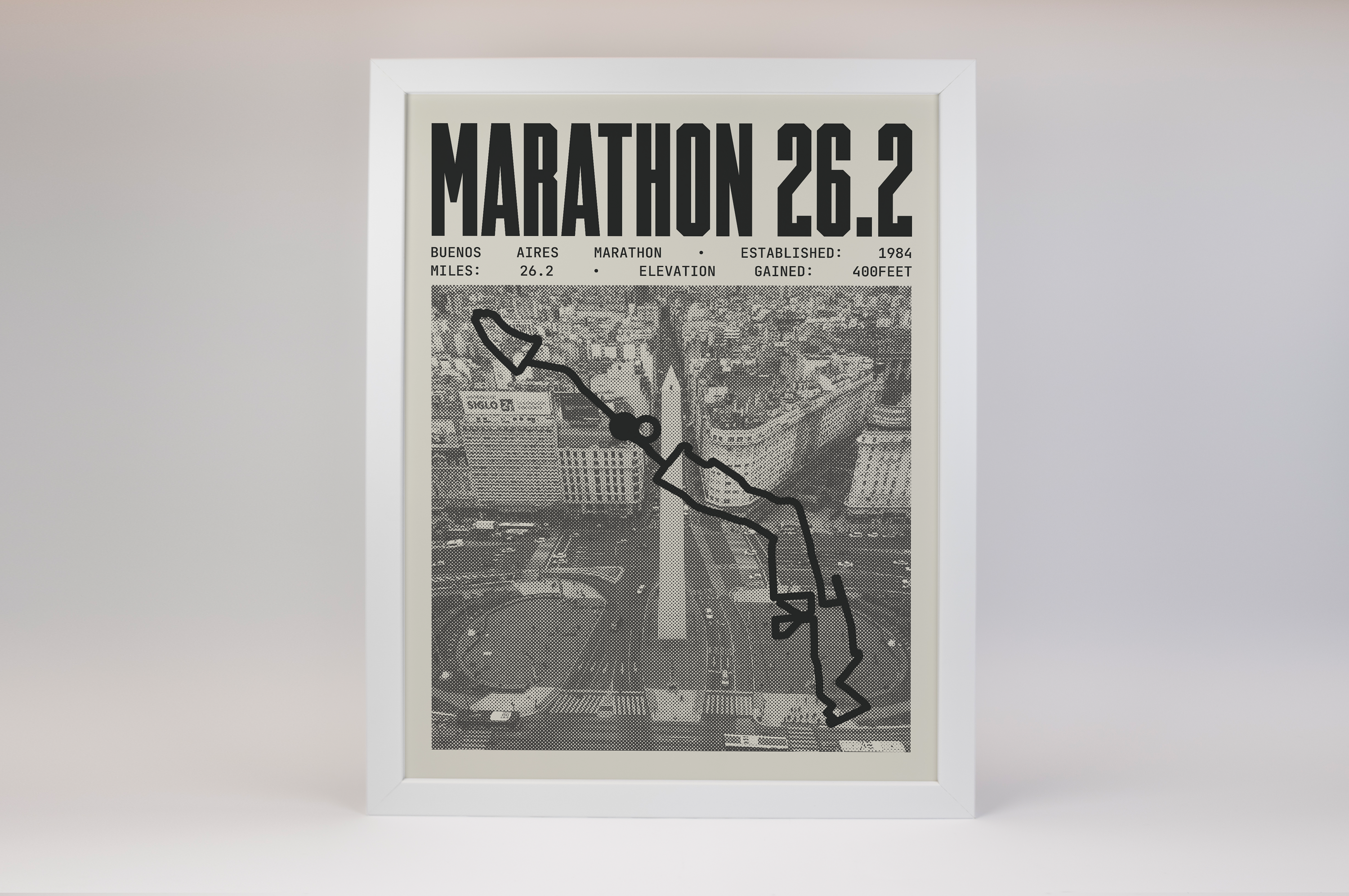 Buenos Aires Marathon Poster