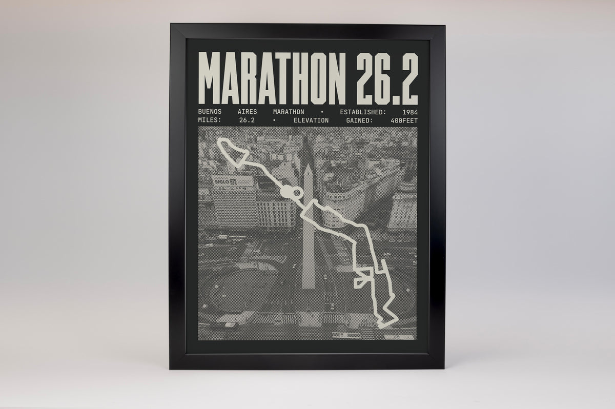 Buenos Aires Marathon Poster