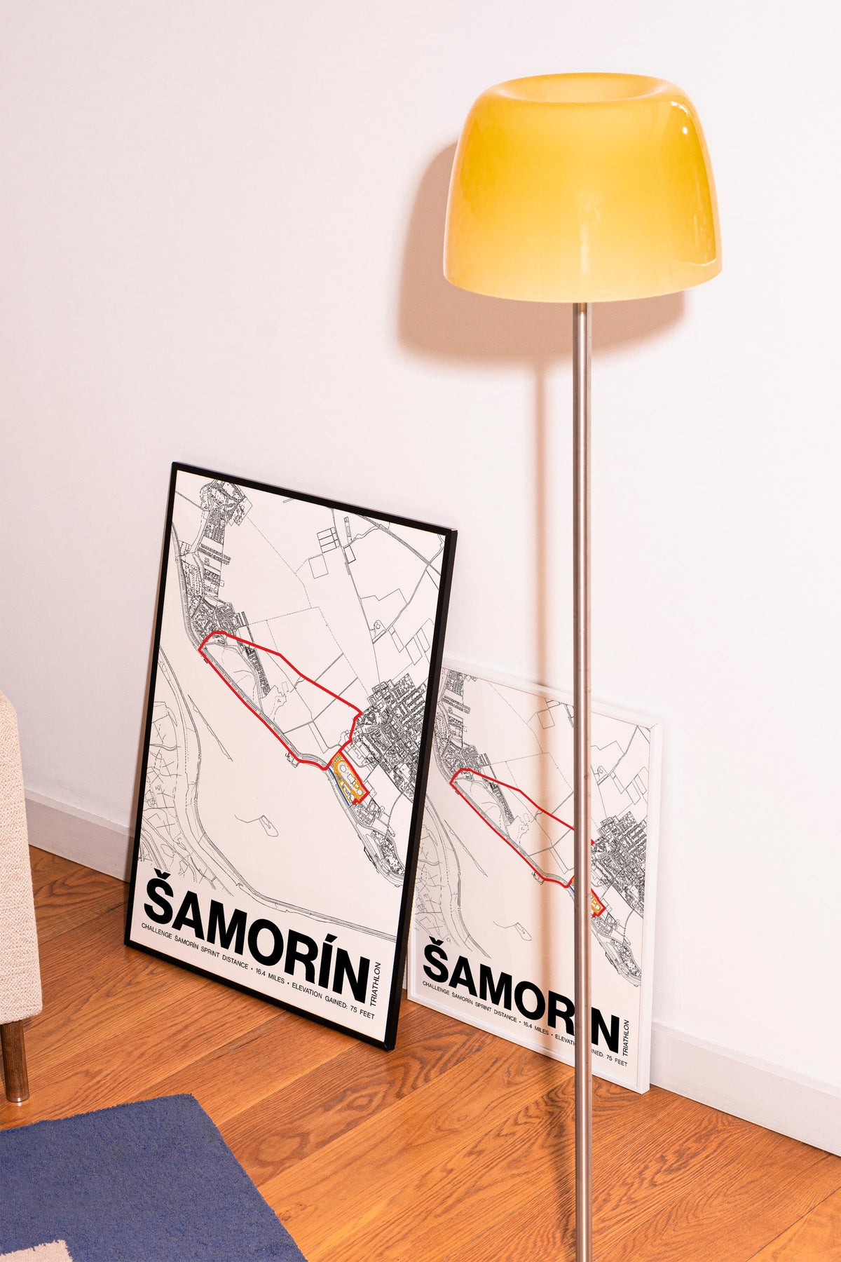 CHALLENGE ŠAMORÍN  Sprint Distance Poster - Grid Style