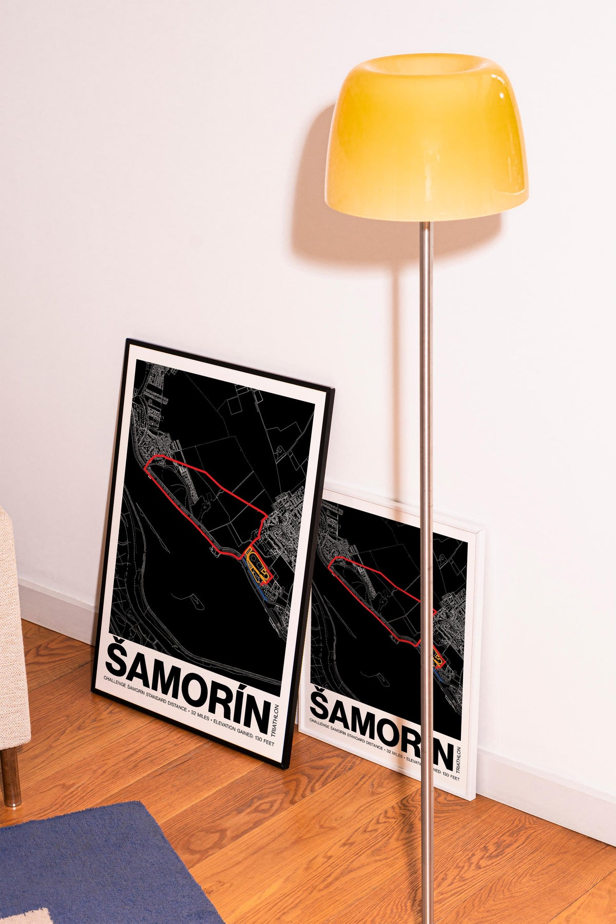 CHALLENGE ŠAMORÍN Standard Distance Poster - Grid Style