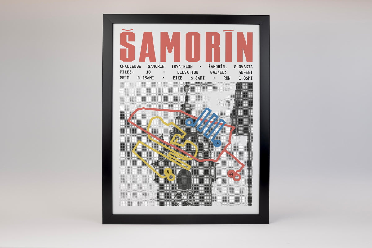 Challenge Samorin - Tryathlon Poster