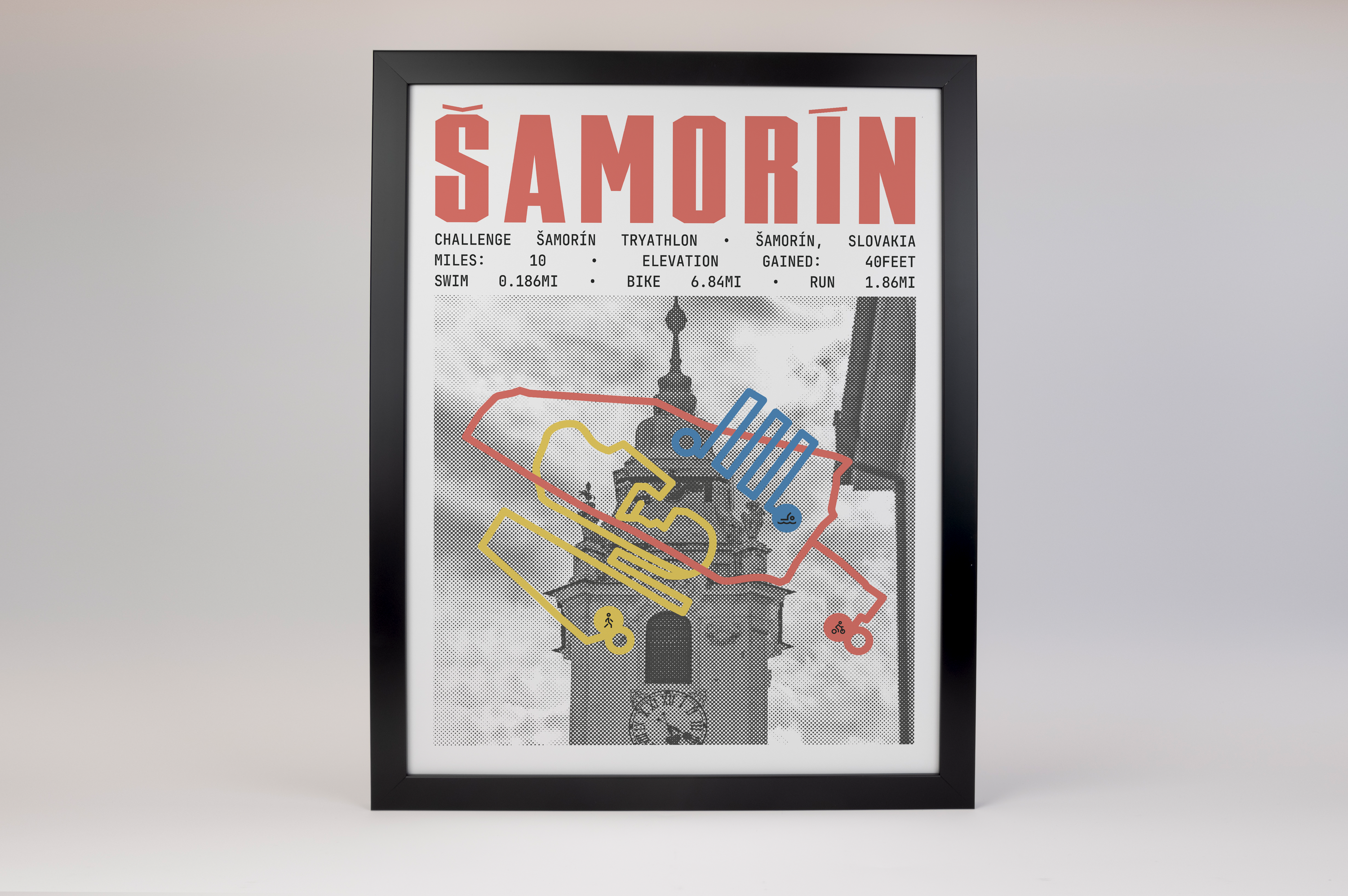 Challenge Samorin - Tryathlon Poster