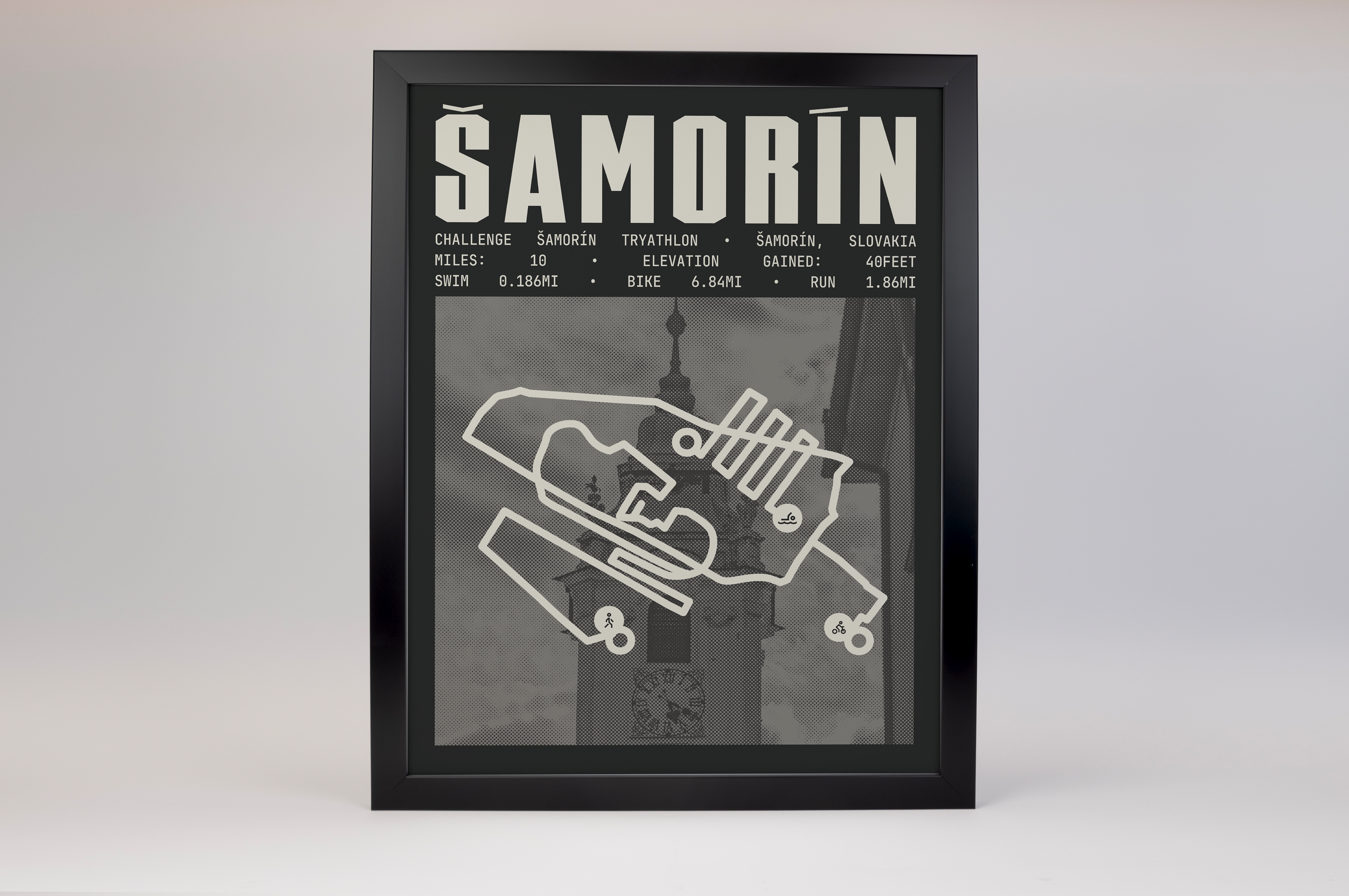 Challenge Samorin - Tryathlon Poster