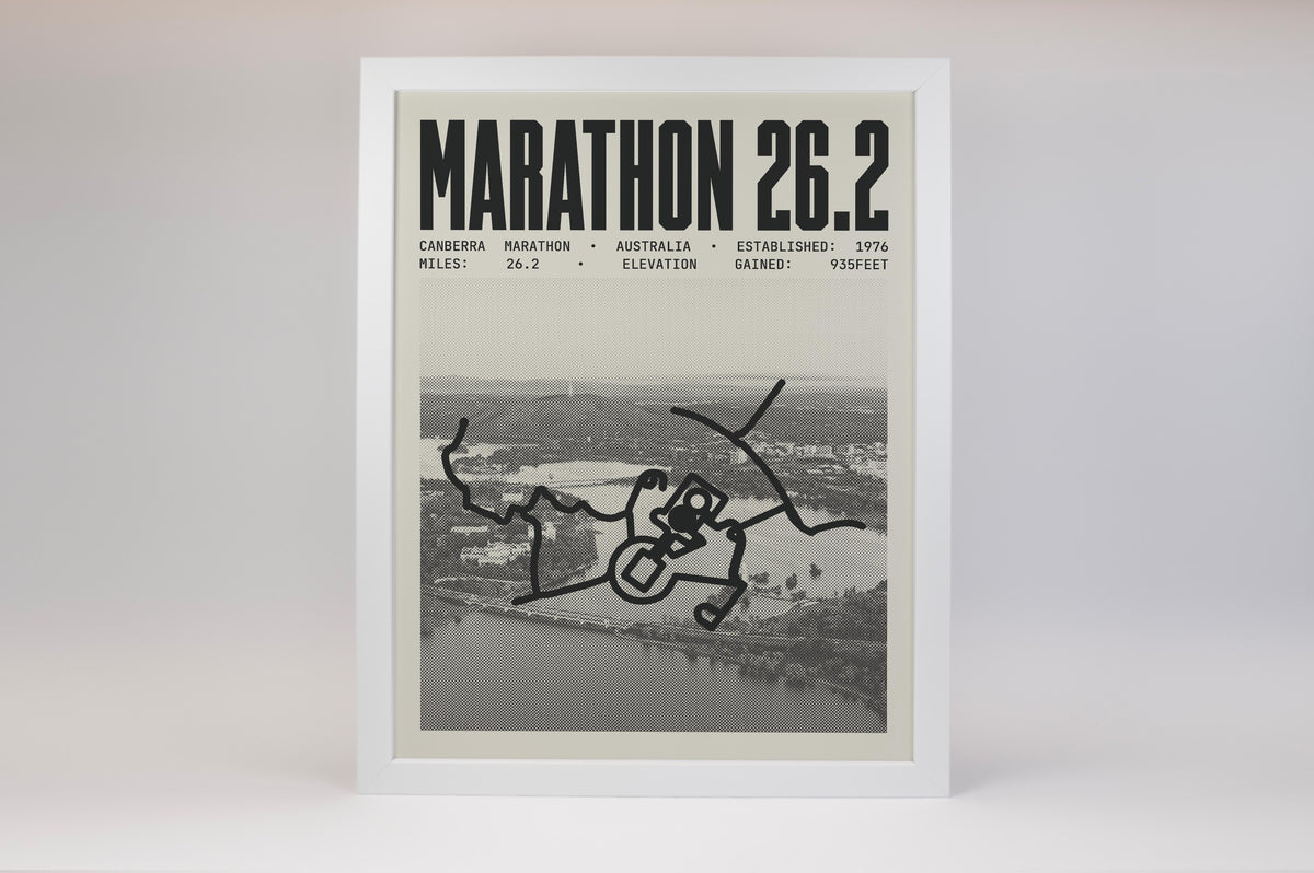 Canberra Marathon Poster