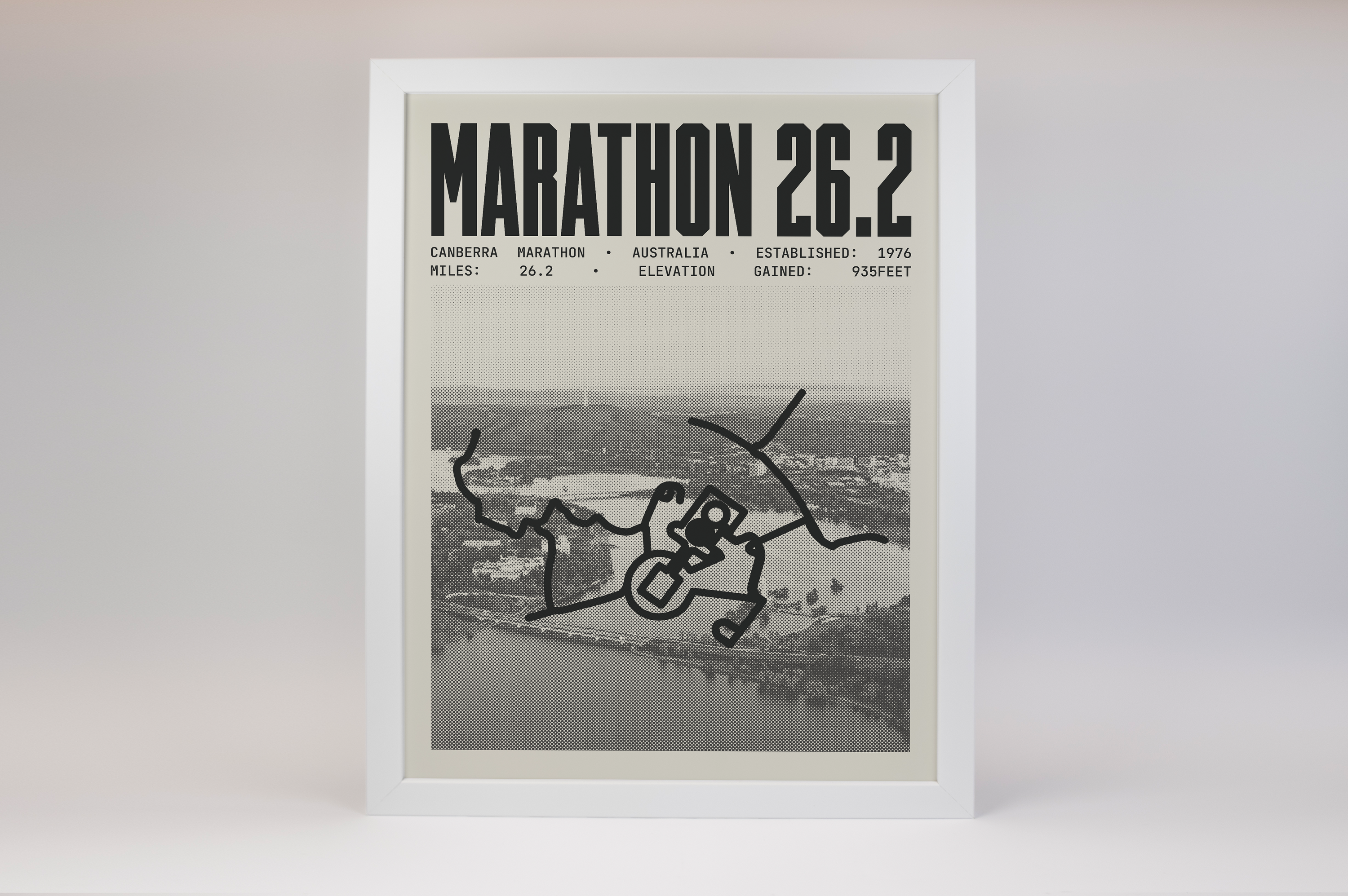 Canberra Marathon Poster