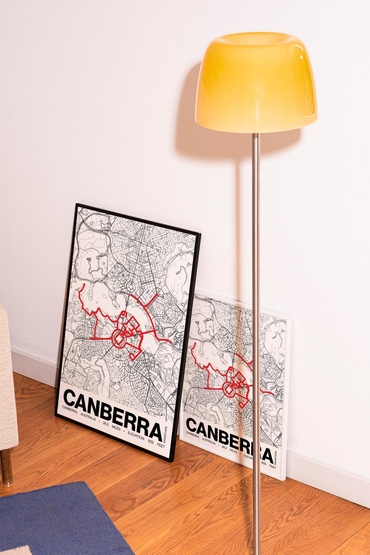 Canberra Marathon Poster - Grid Style