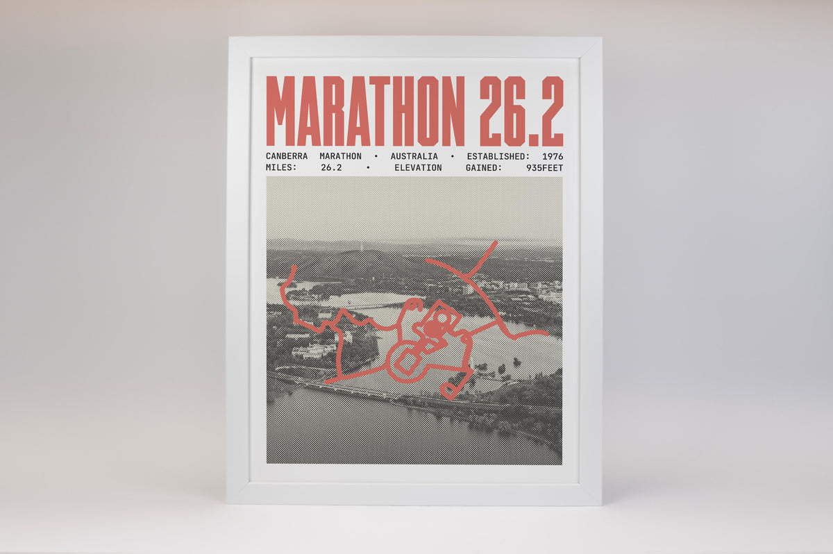 Canberra Marathon Poster