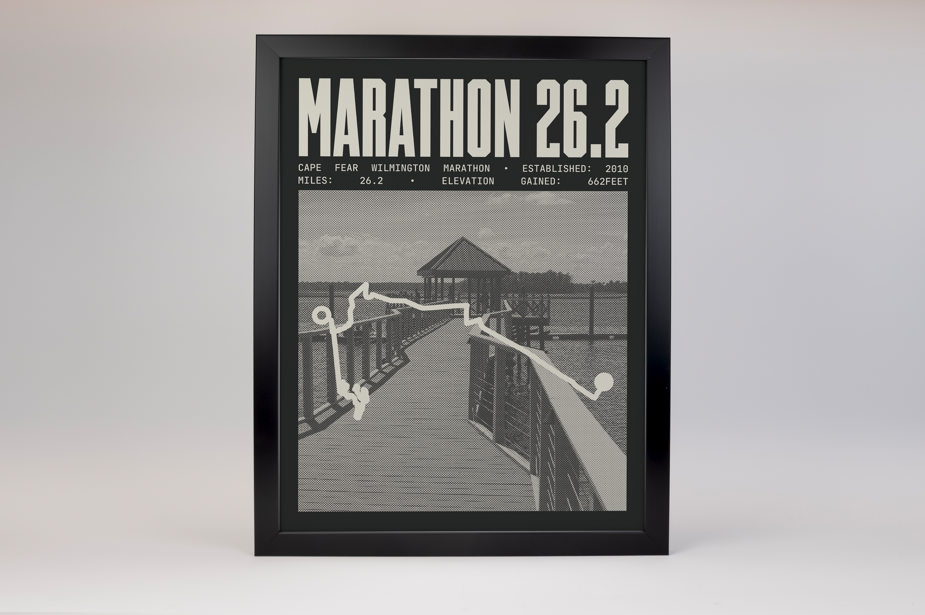 Cape Fear Wilmington Marathon Poster