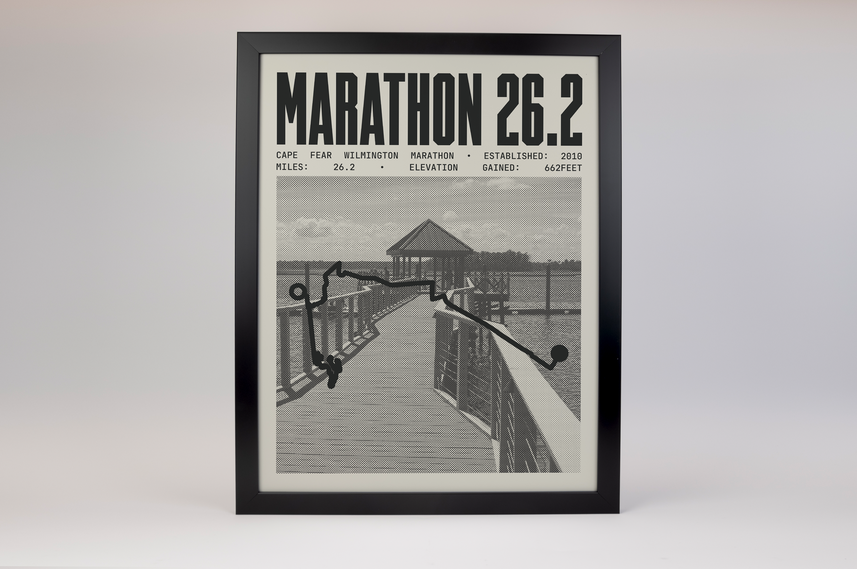 Cape Fear Wilmington Marathon Poster