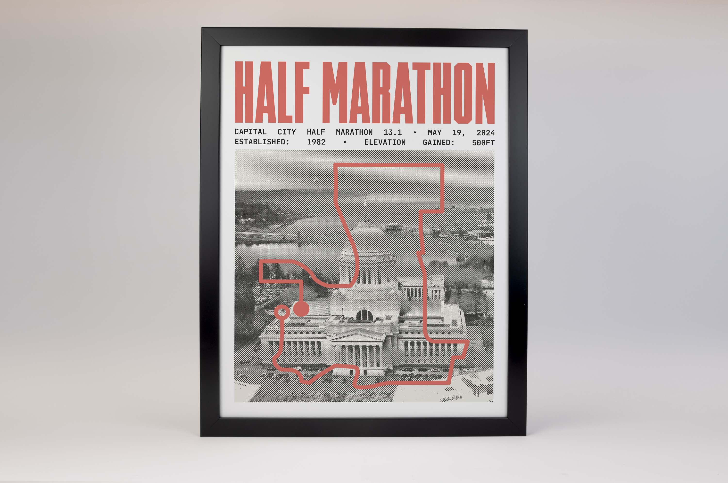 Capital City Half-Marathon Poster