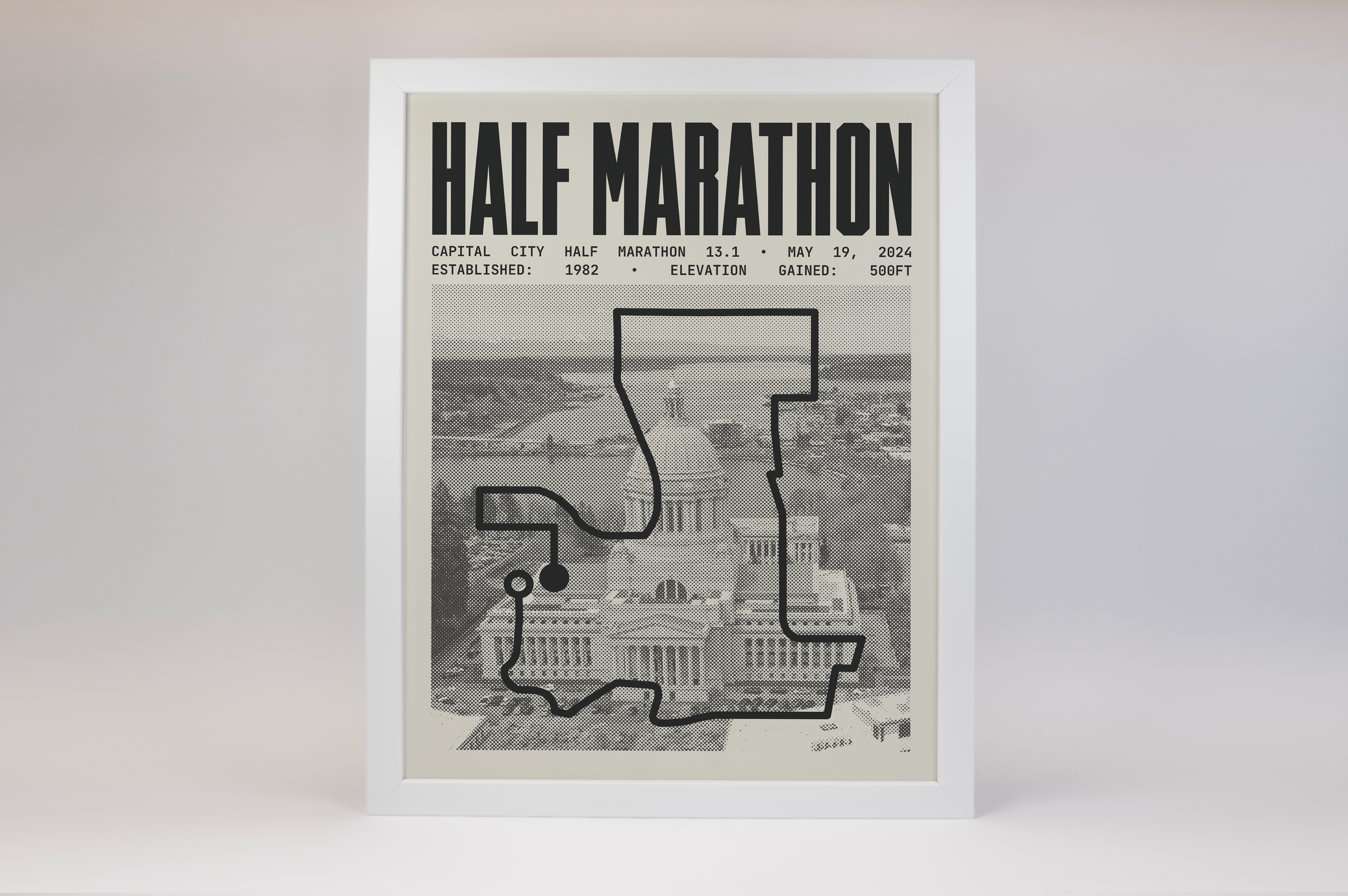 Capital City Half-Marathon Poster