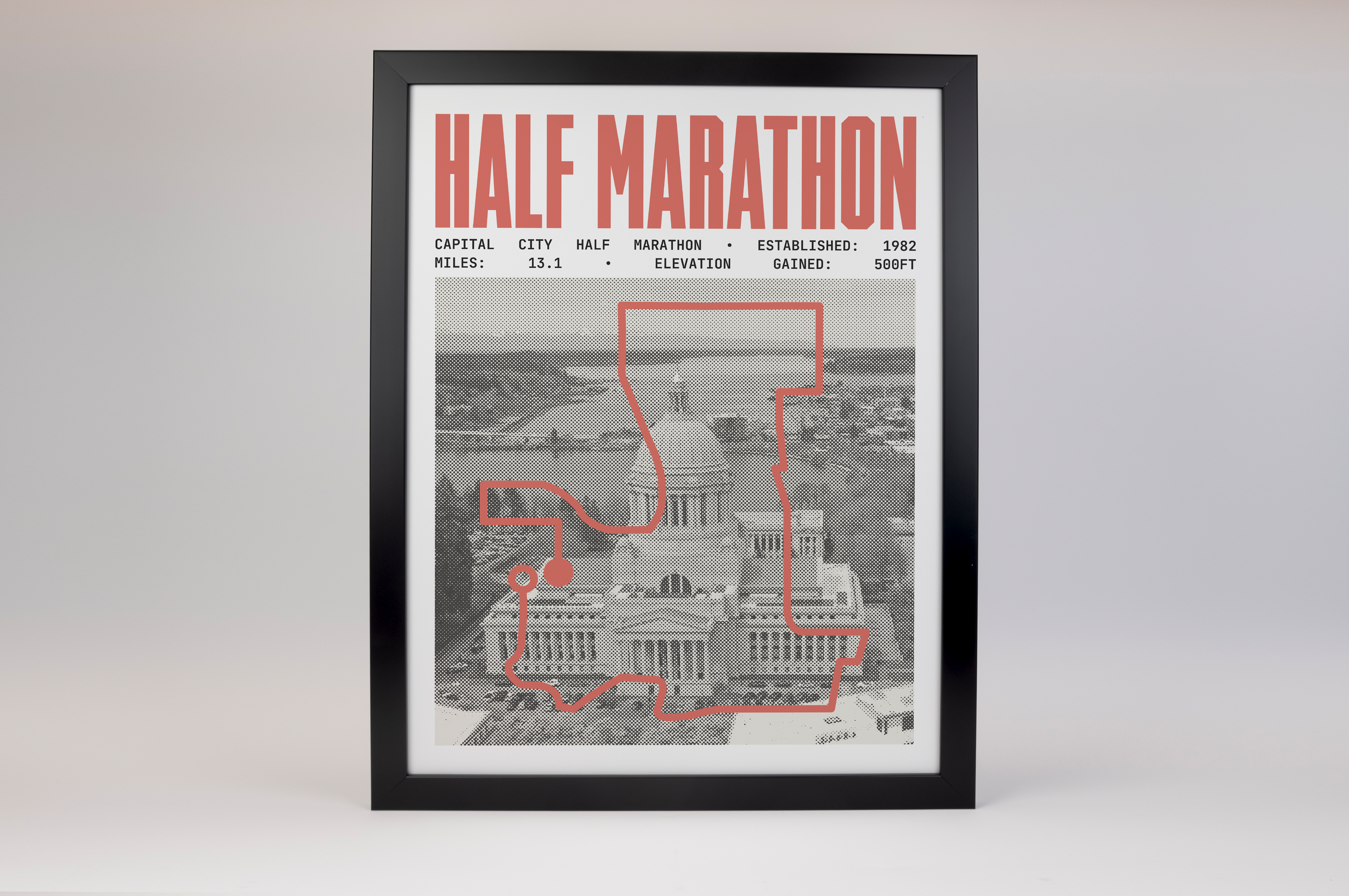 Capital City Half-Marathon Poster