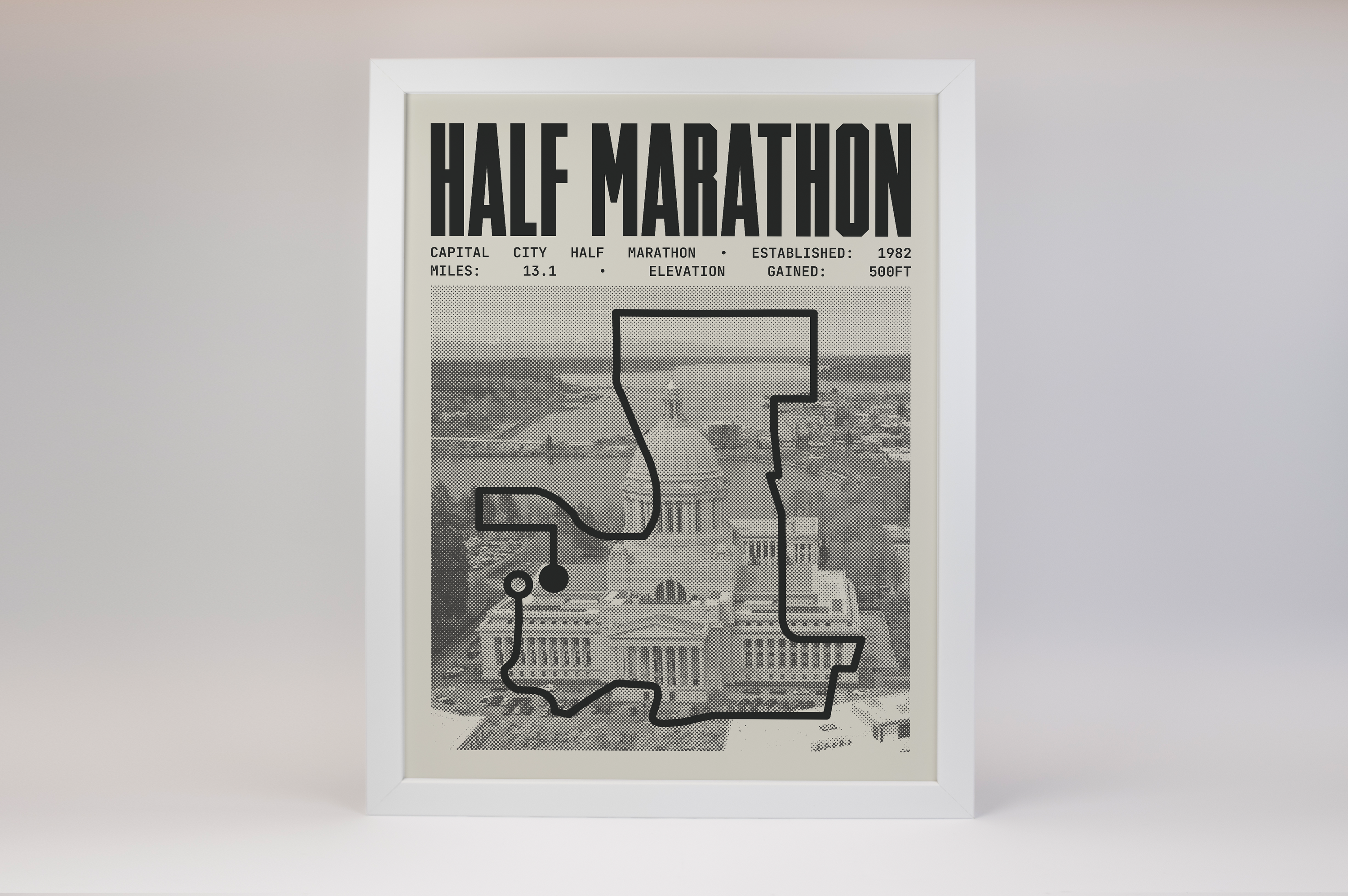 Capital City Half-Marathon Poster