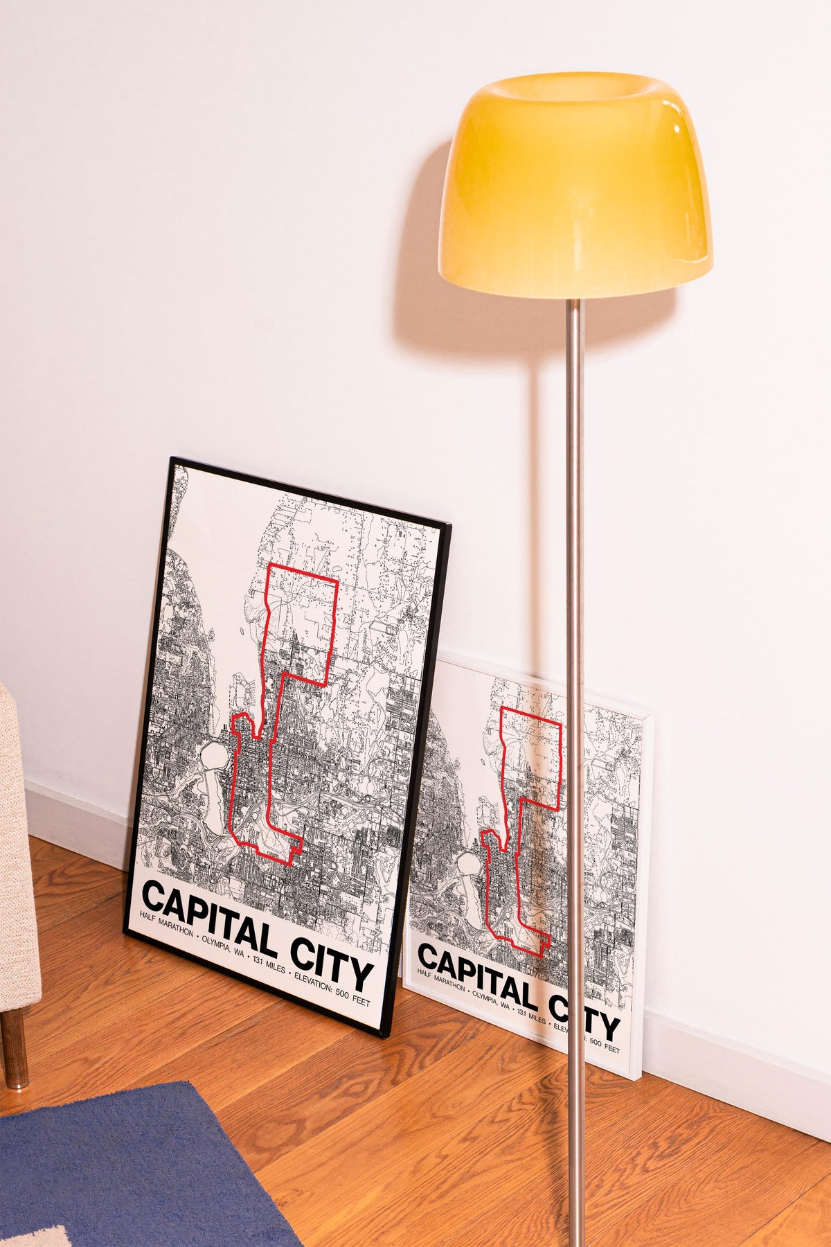 Capital City Half Marathon Poster - Grid Style