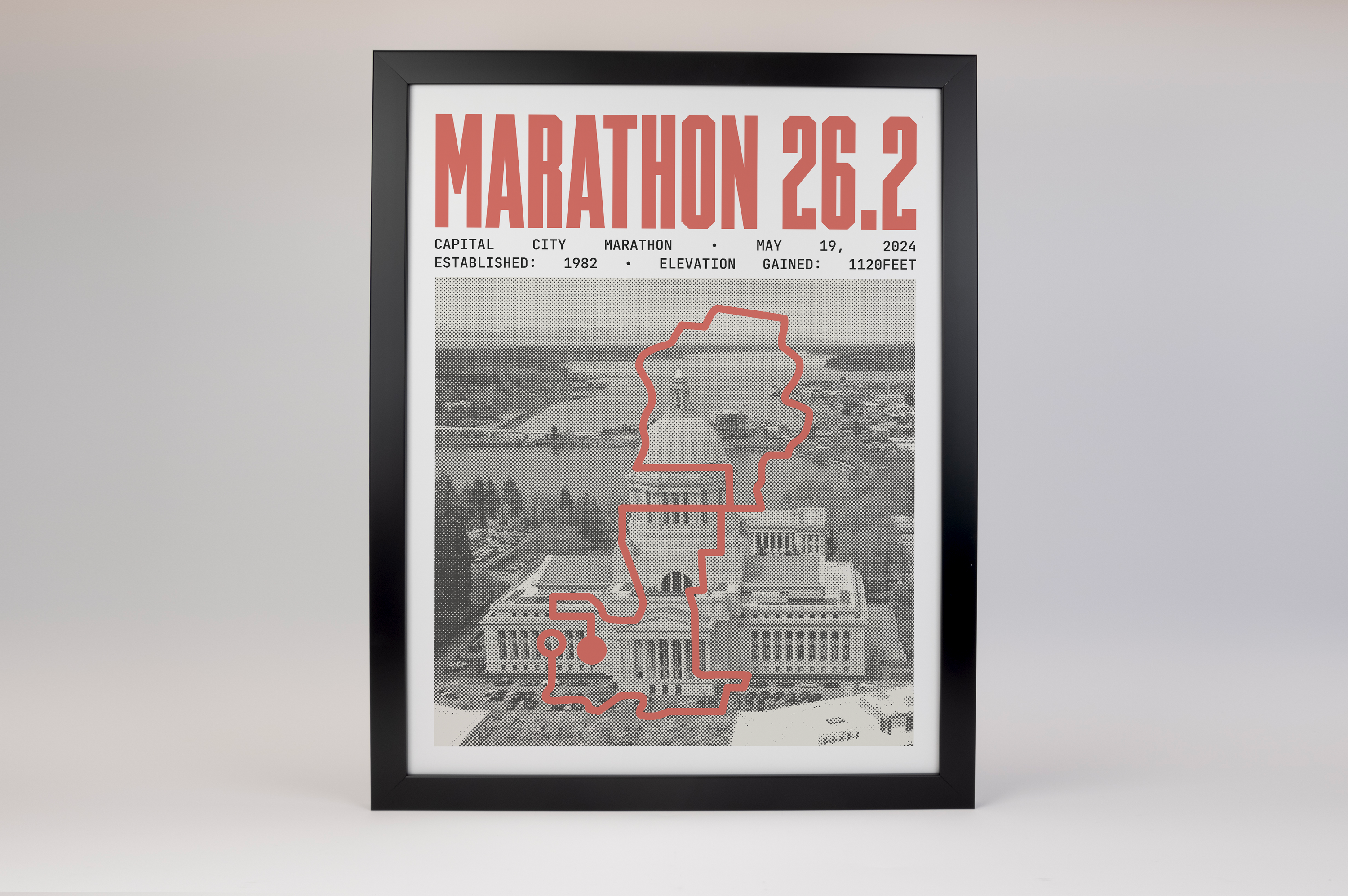 Capital City Marathon Poster