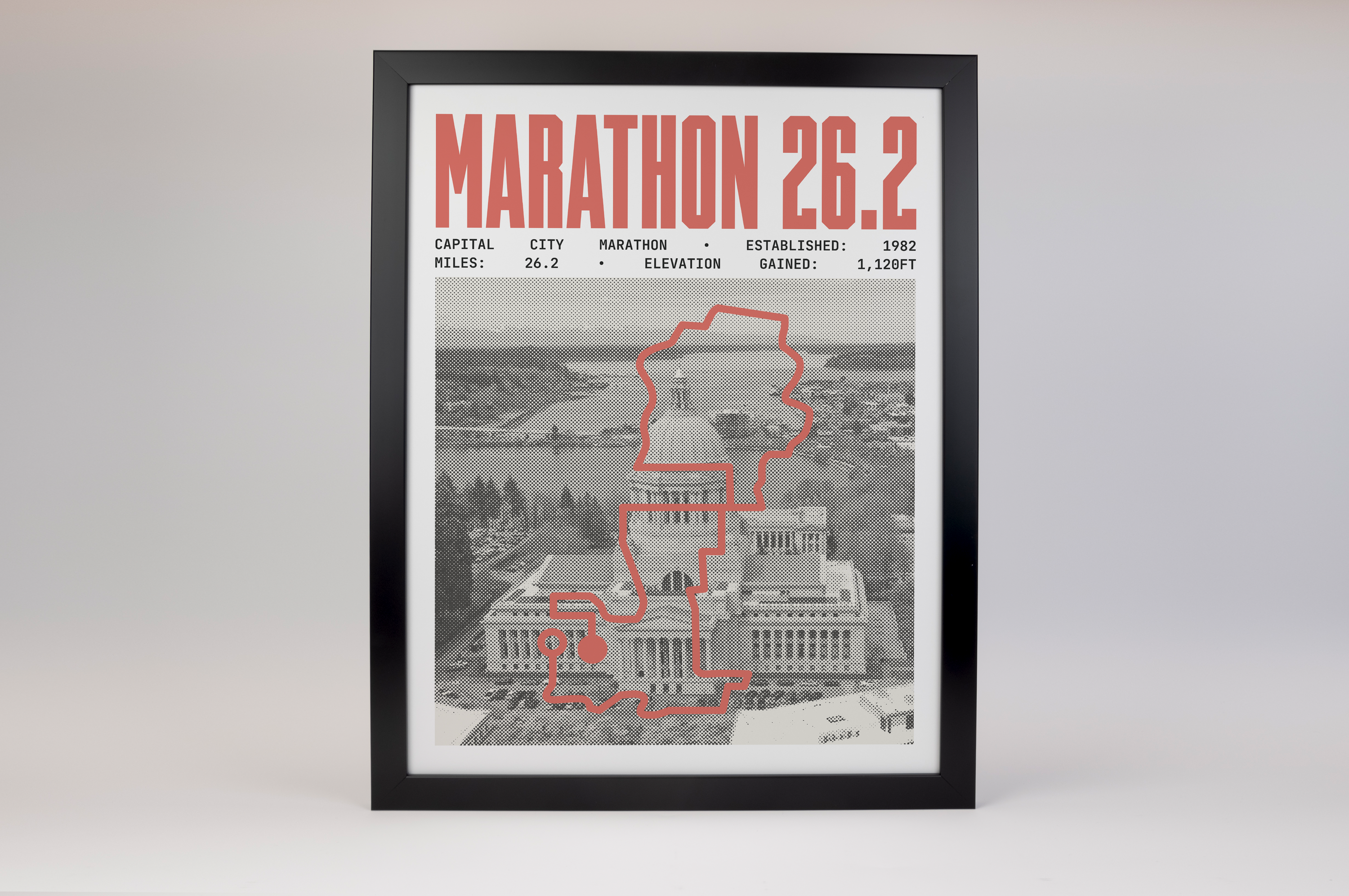 Capital City Marathon Poster