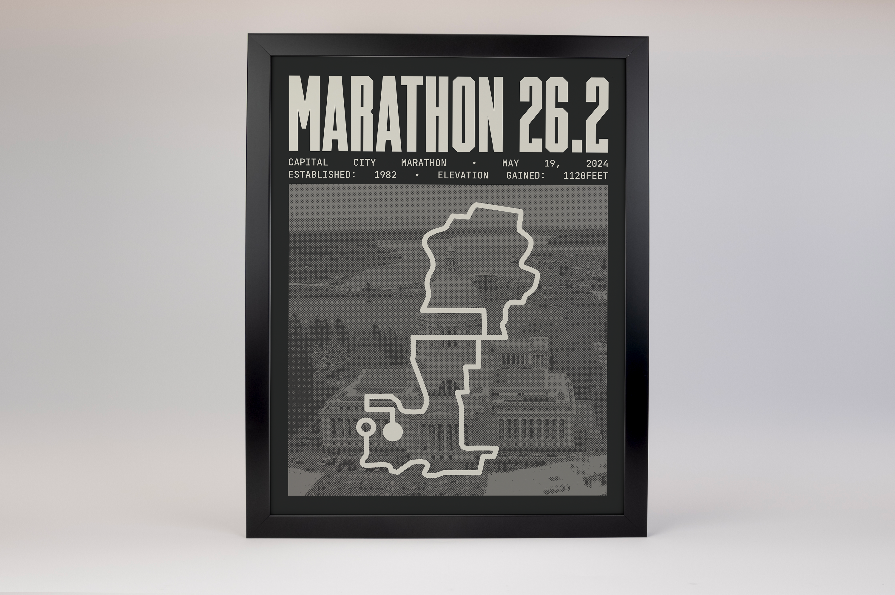 Capital City Marathon Poster