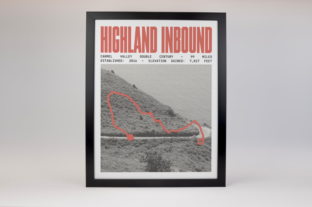 Carmel Valley Double Century - Highland Inbound Poster