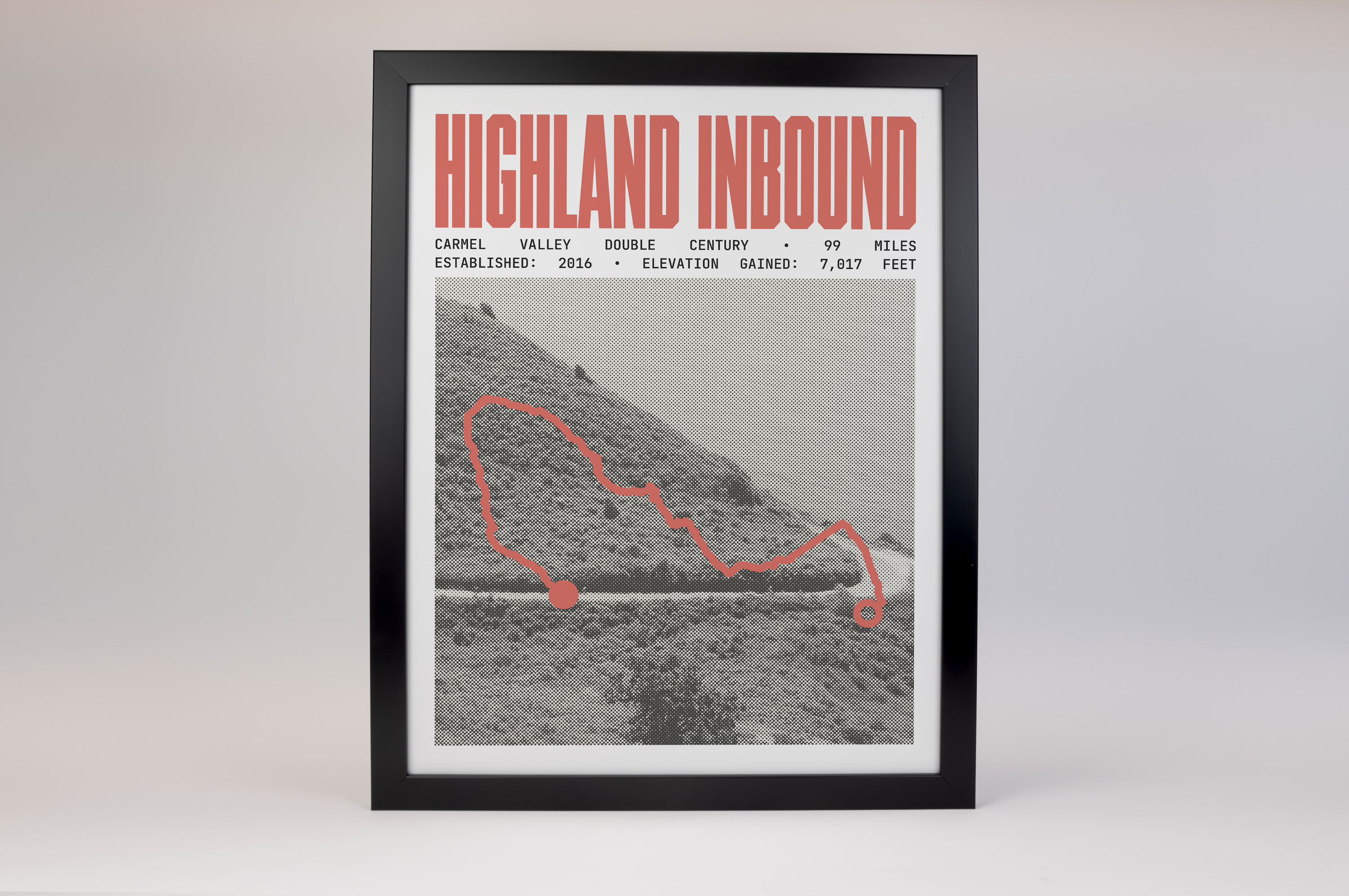 Carmel Valley Double Century - Highland Inbound Poster