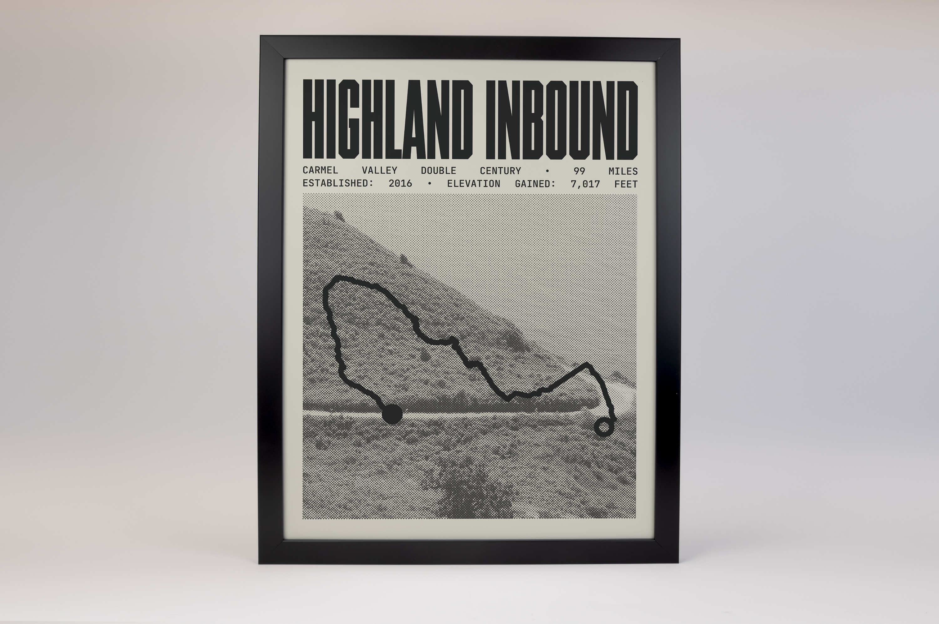 Carmel Valley Double Century - Highland Inbound Poster
