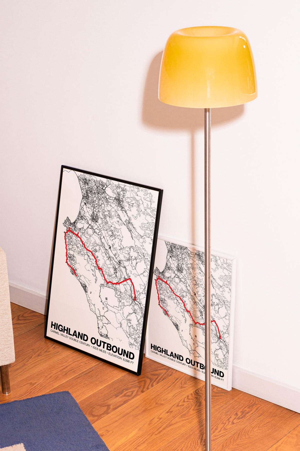 Carmel Valley Double Century Highland Outbound Poster -  Grid Style