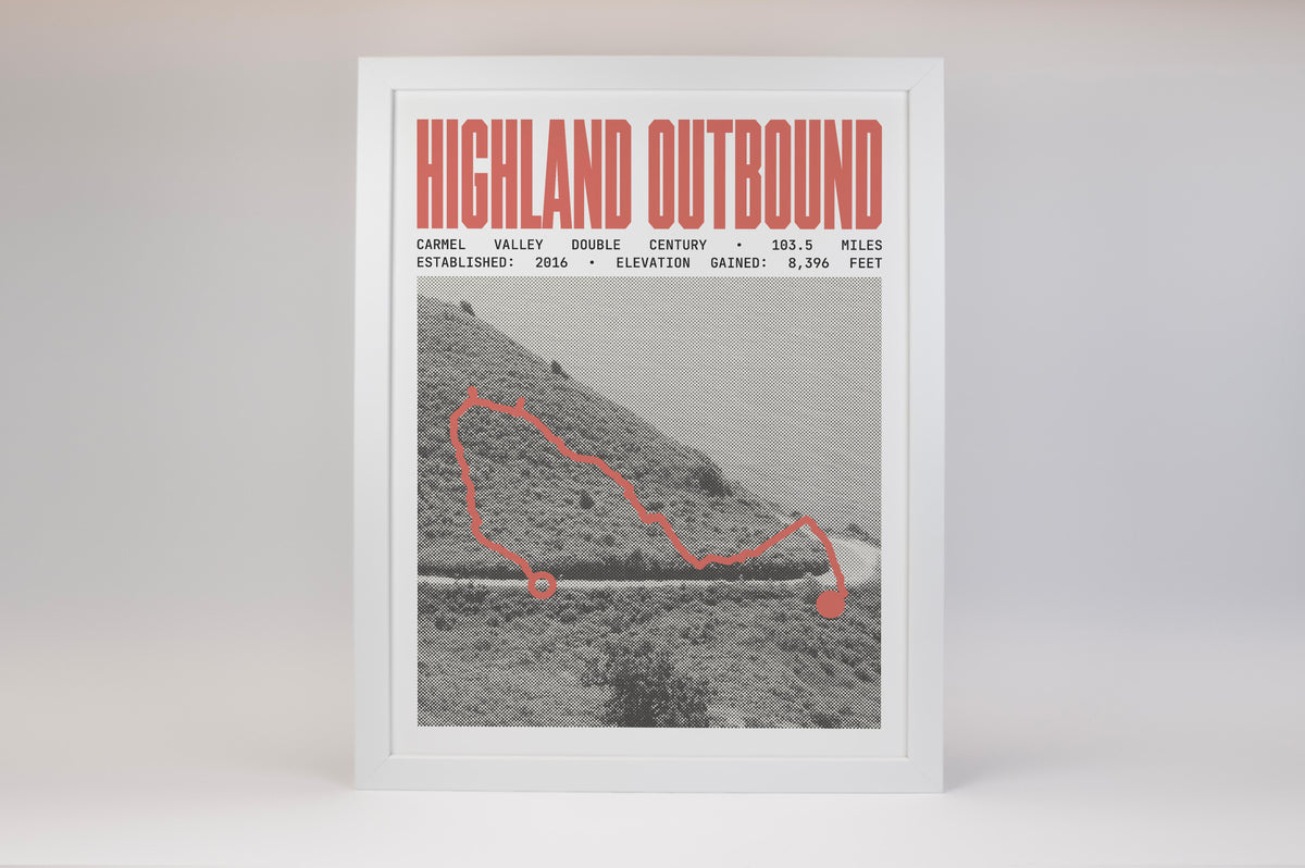 Carmel Valley Double Century - Highland Outbound Poster