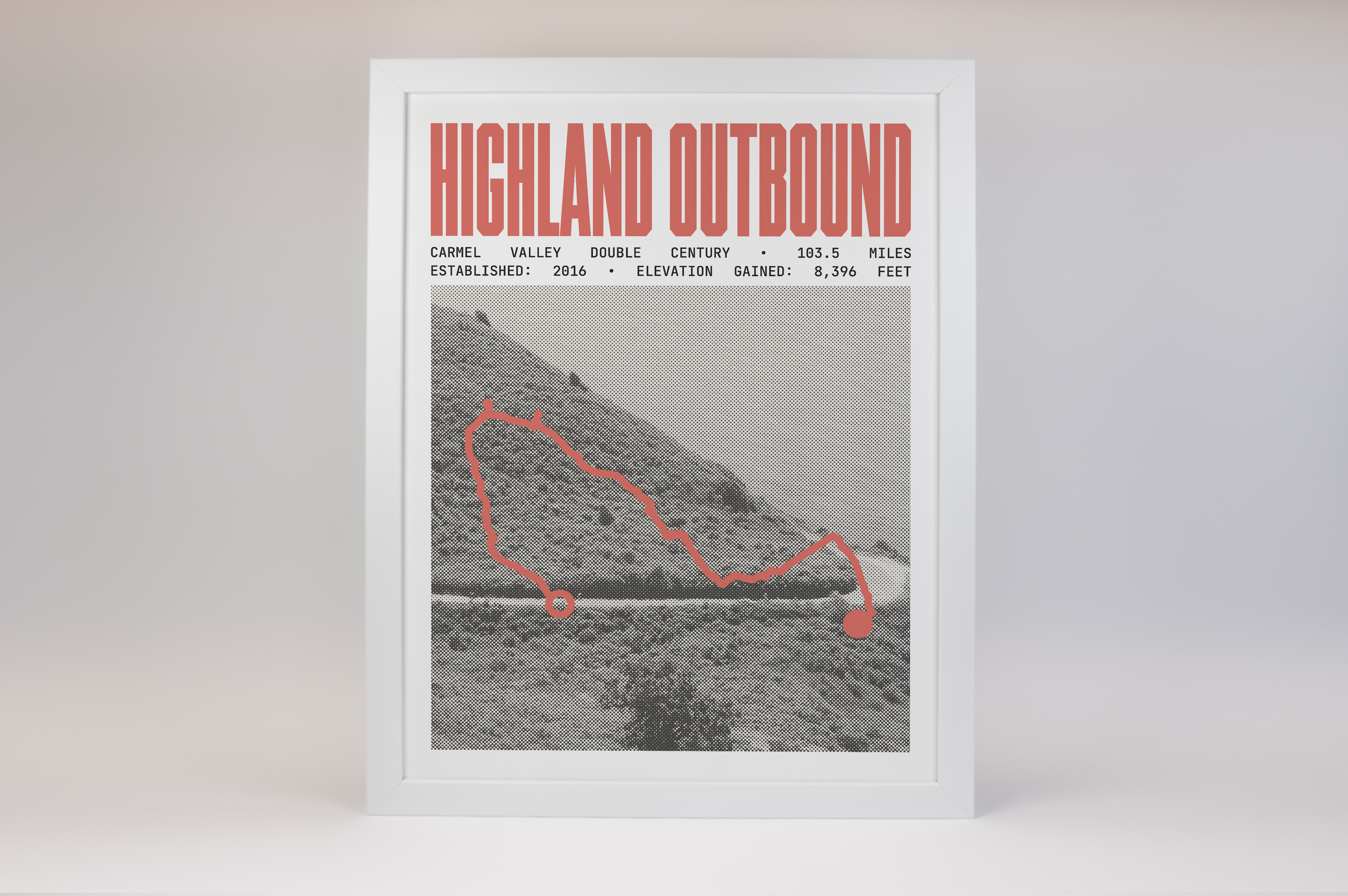 Carmel Valley Double Century - Highland Outbound Poster