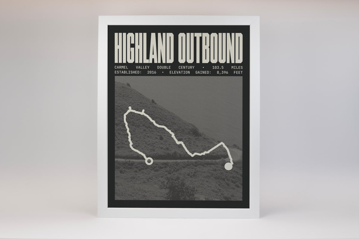 Carmel Valley Double Century - Highland Outbound Poster