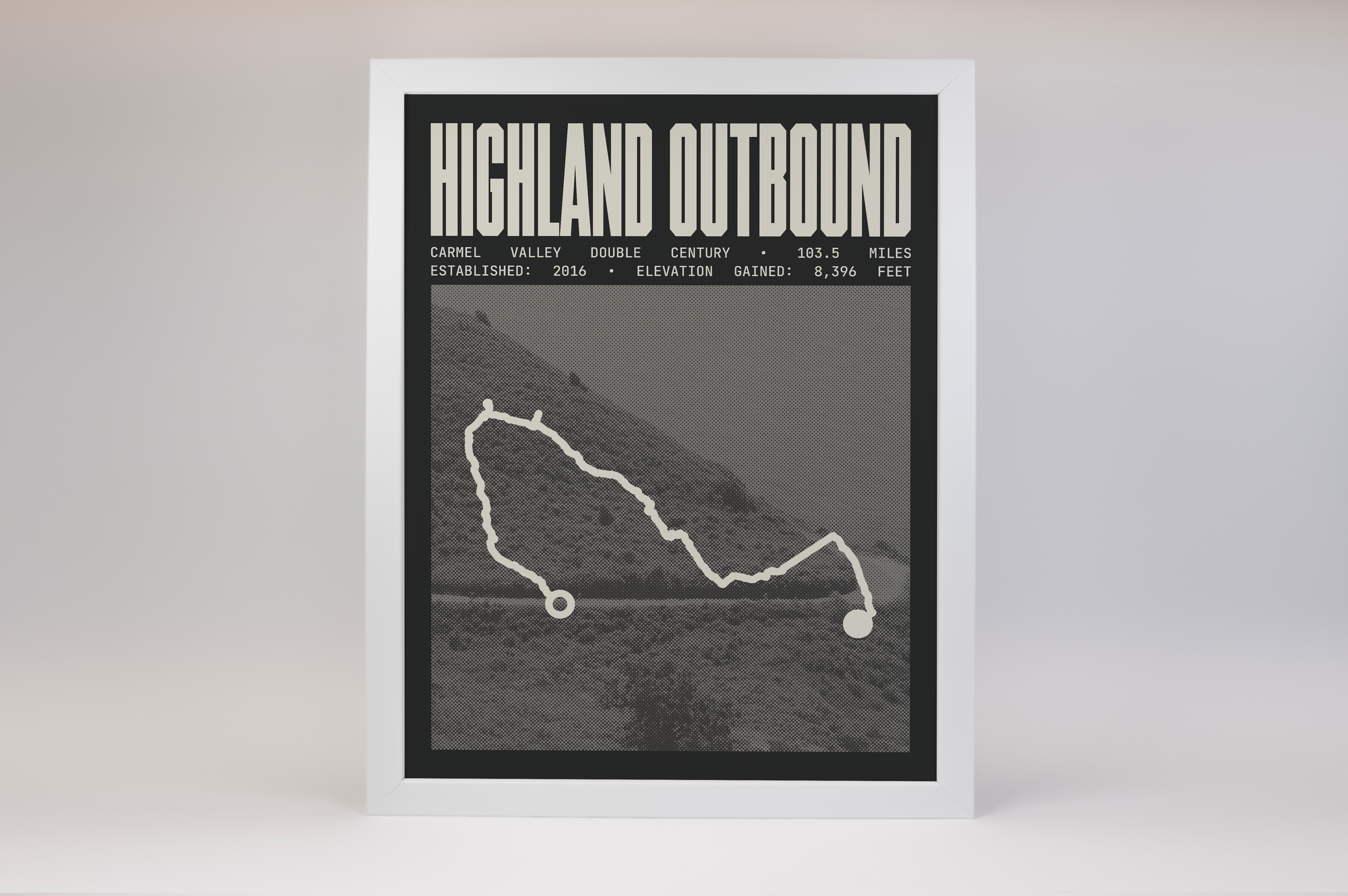 Carmel Valley Double Century - Highland Outbound Poster