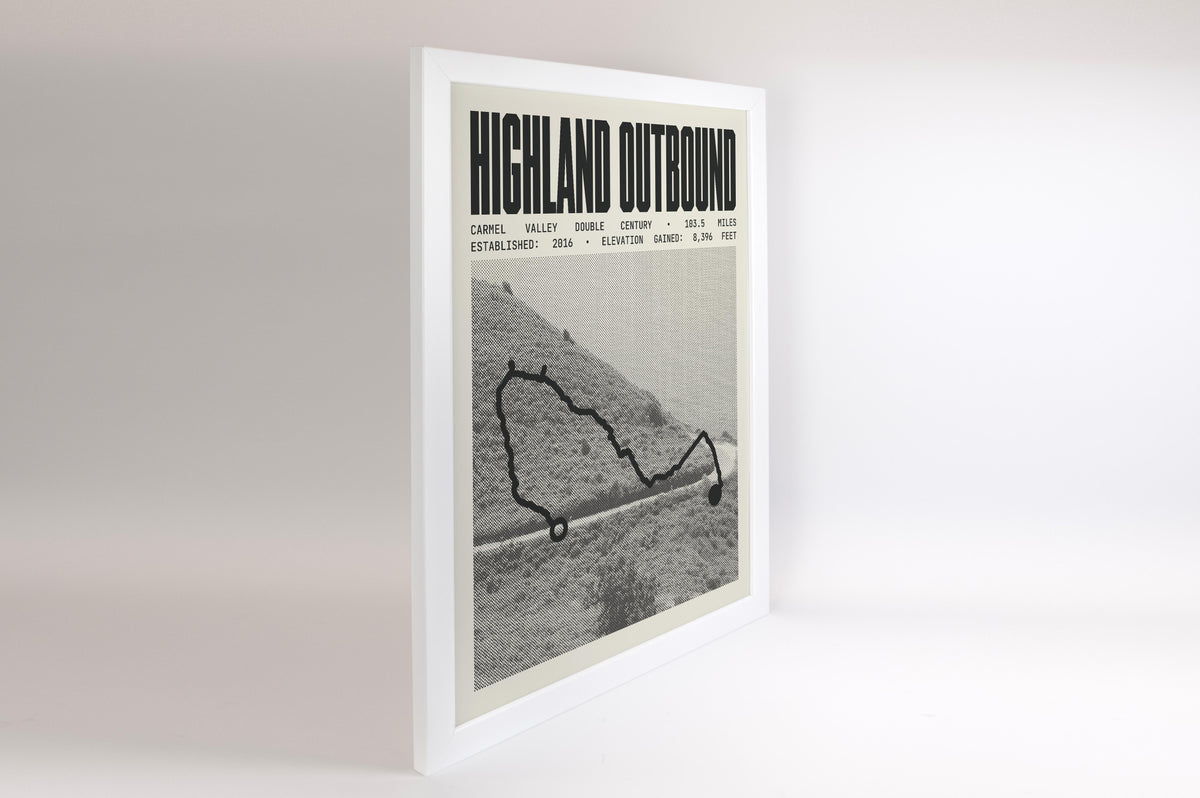 Carmel Valley Double Century - Highland Outbound Poster