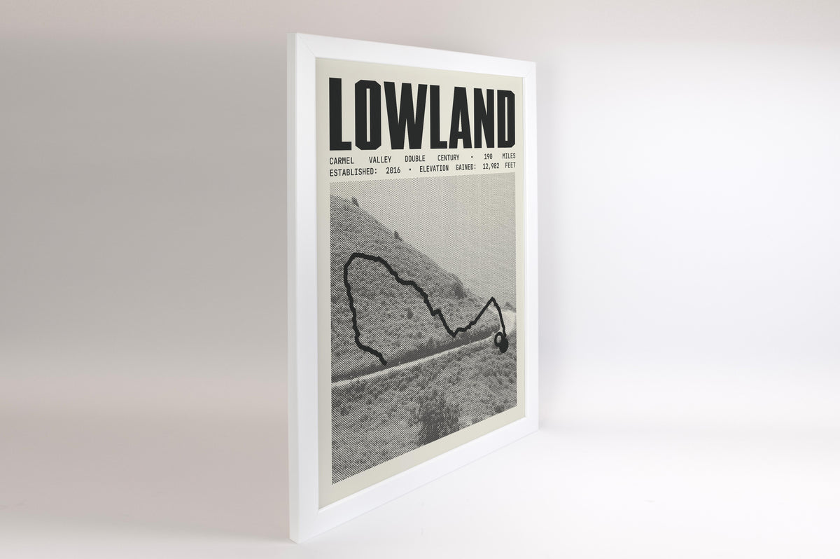 Carmel Valley Double Century - Lowland Poster