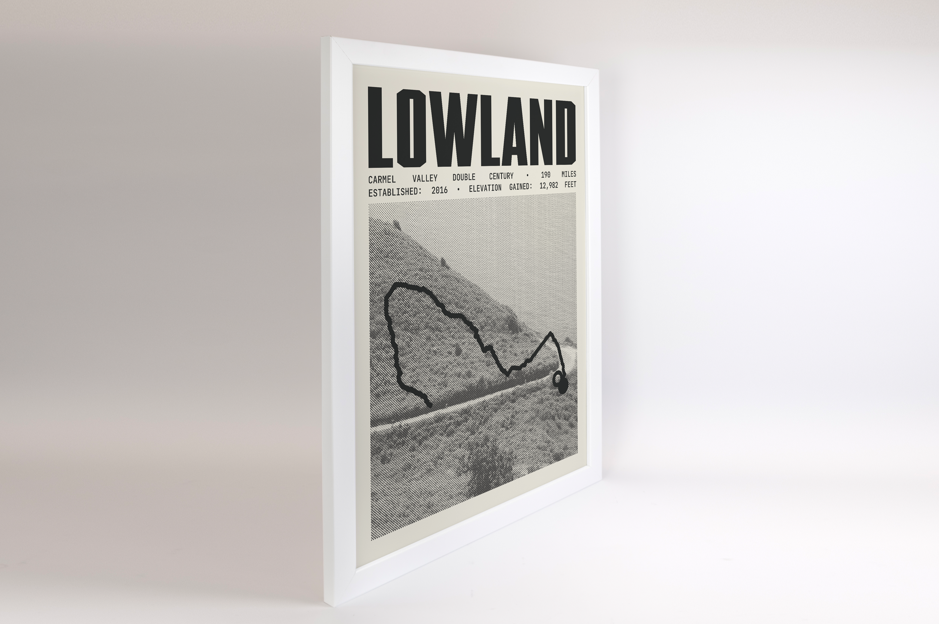 Carmel Valley Double Century - Lowland Poster