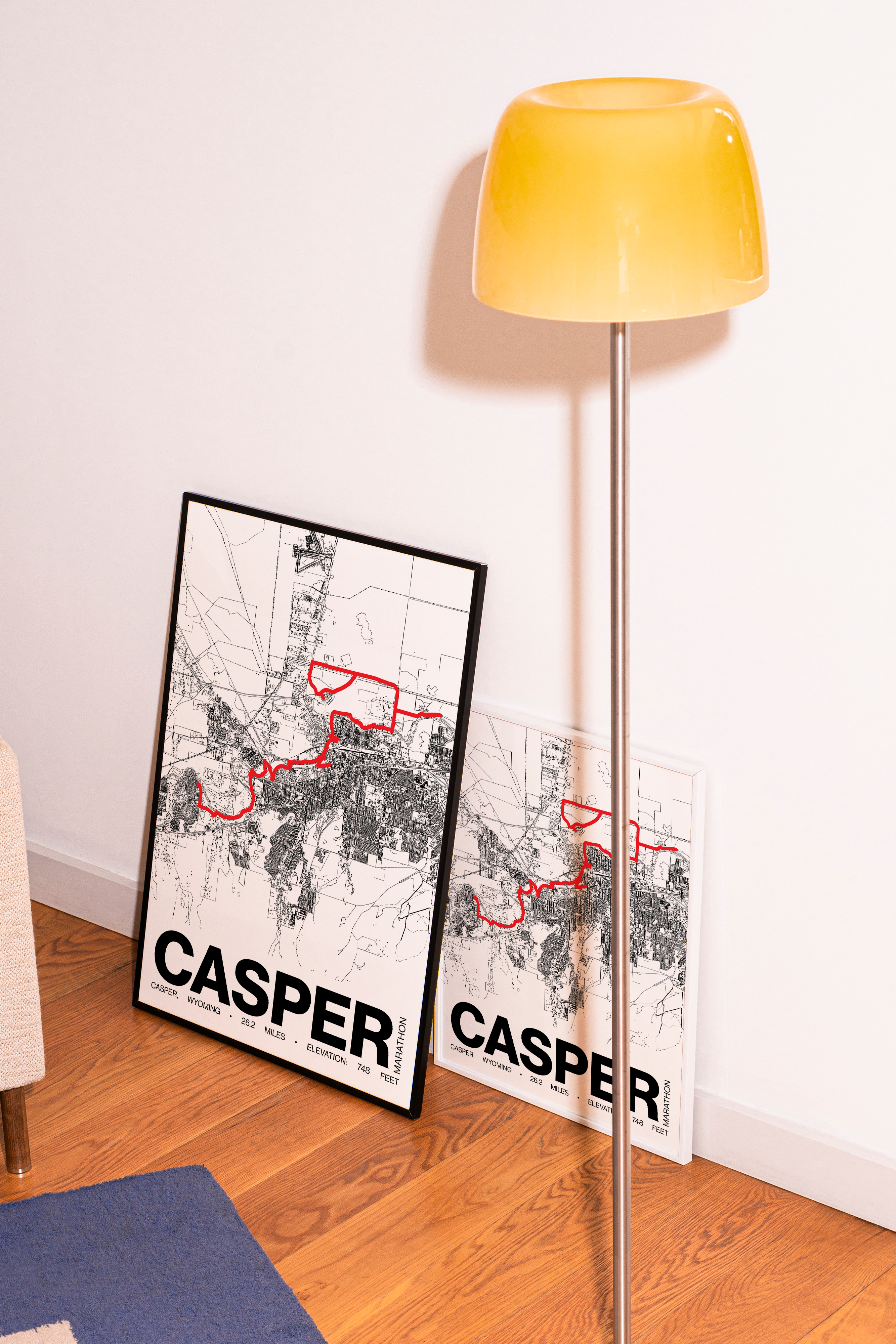 Casper Marathon Poster - Grid Style