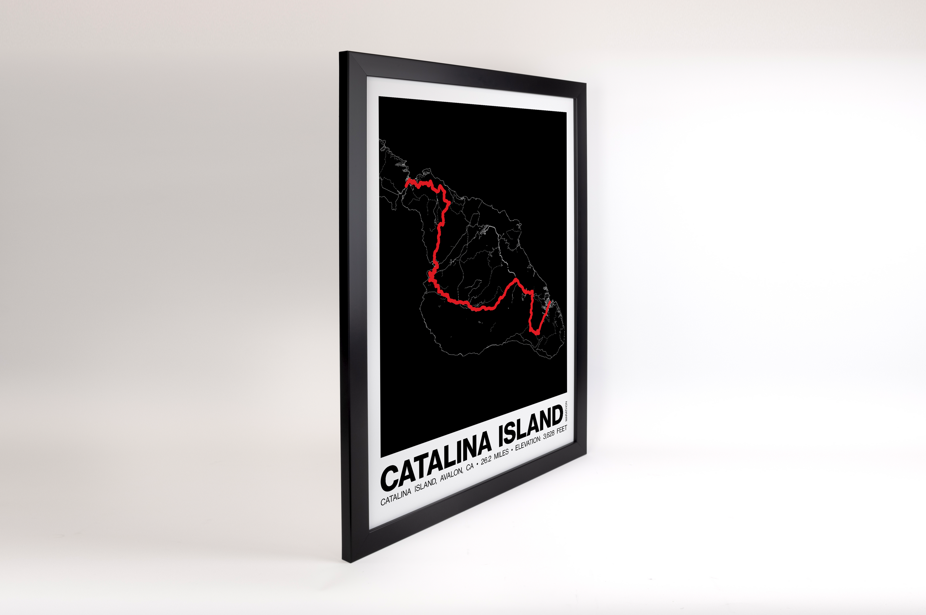 Catalina Island Marathon Poster - Grid Style