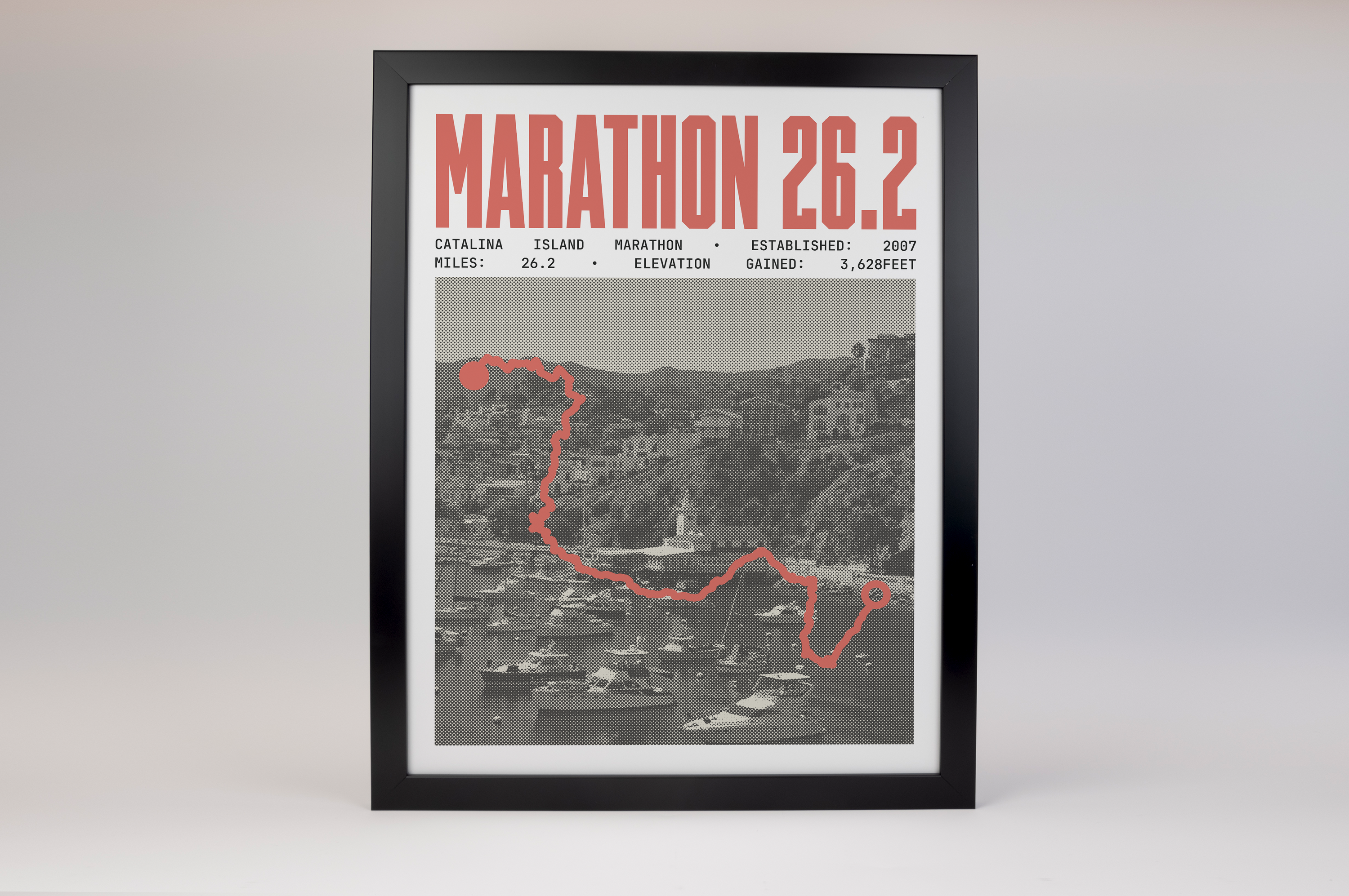 Catalina Island Marathon Poster