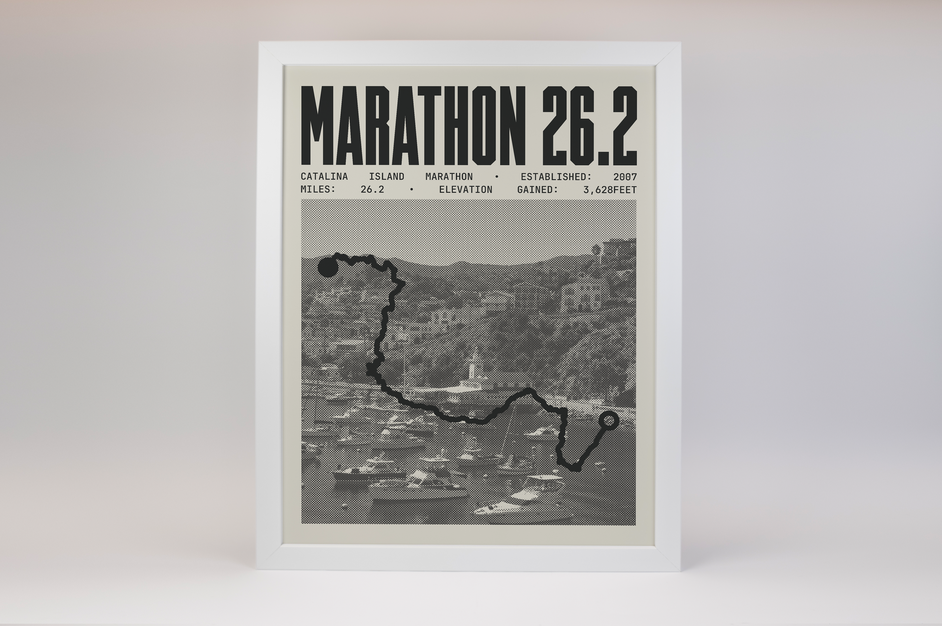 Catalina Island Marathon Poster